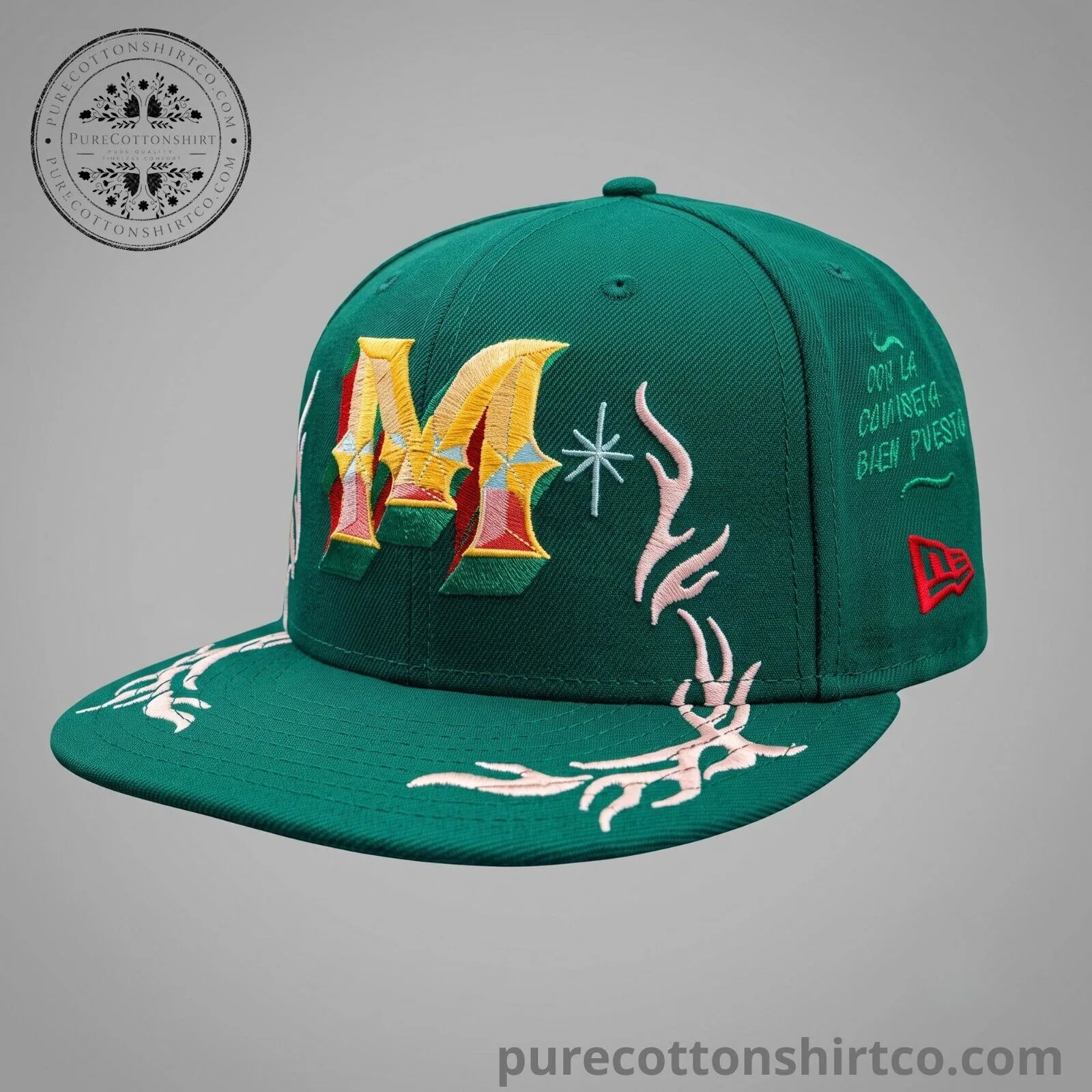 Mexico Letter M Snapback Cap
