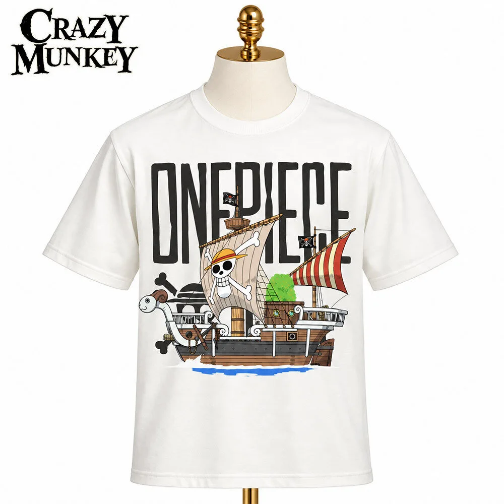 One Piece Going Merry Straw Hat Pirates Concept Fan T-Shirt | Apparel 4 One Piece Going Merry Straw Hat Pirates Concept Fan T-Shirt | Apparel