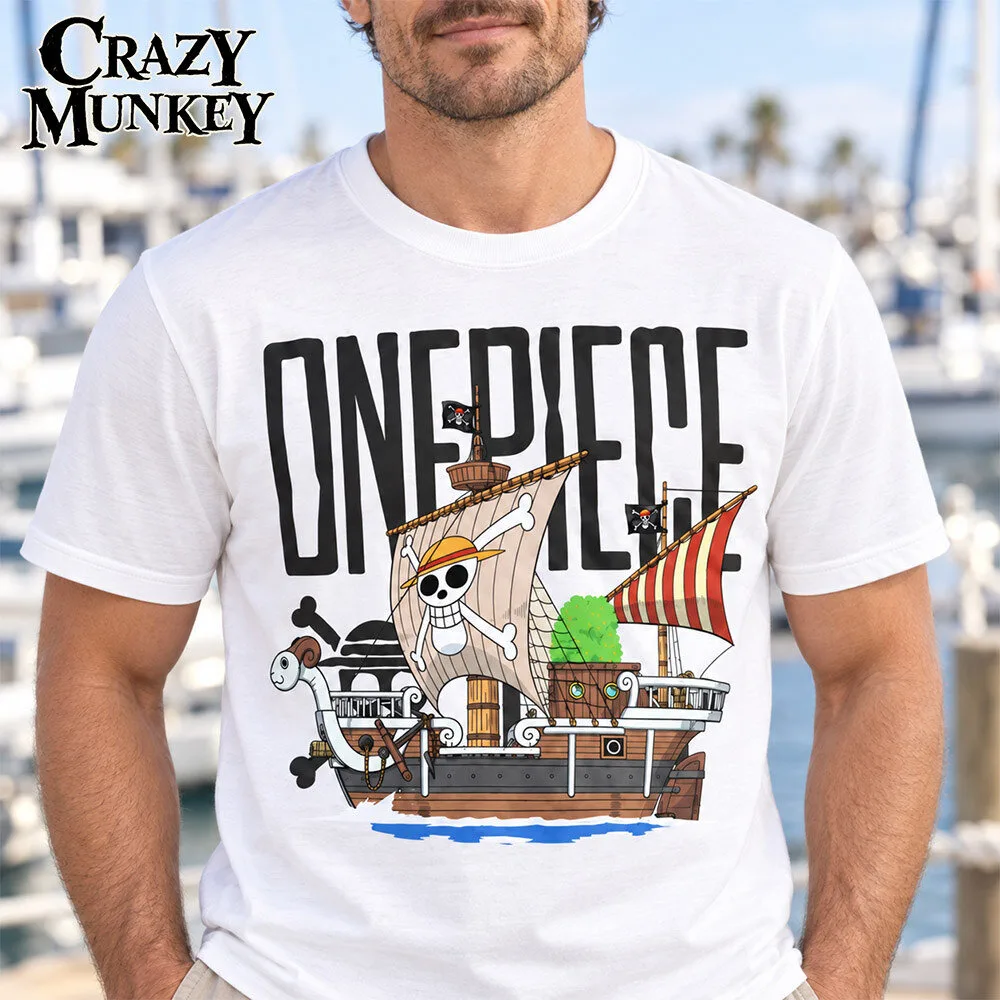One Piece Going Merry Straw Hat Pirates Concept Fan T-Shirt | Apparel 5 One Piece Going Merry Straw Hat Pirates Concept Fan T-Shirt | Apparel