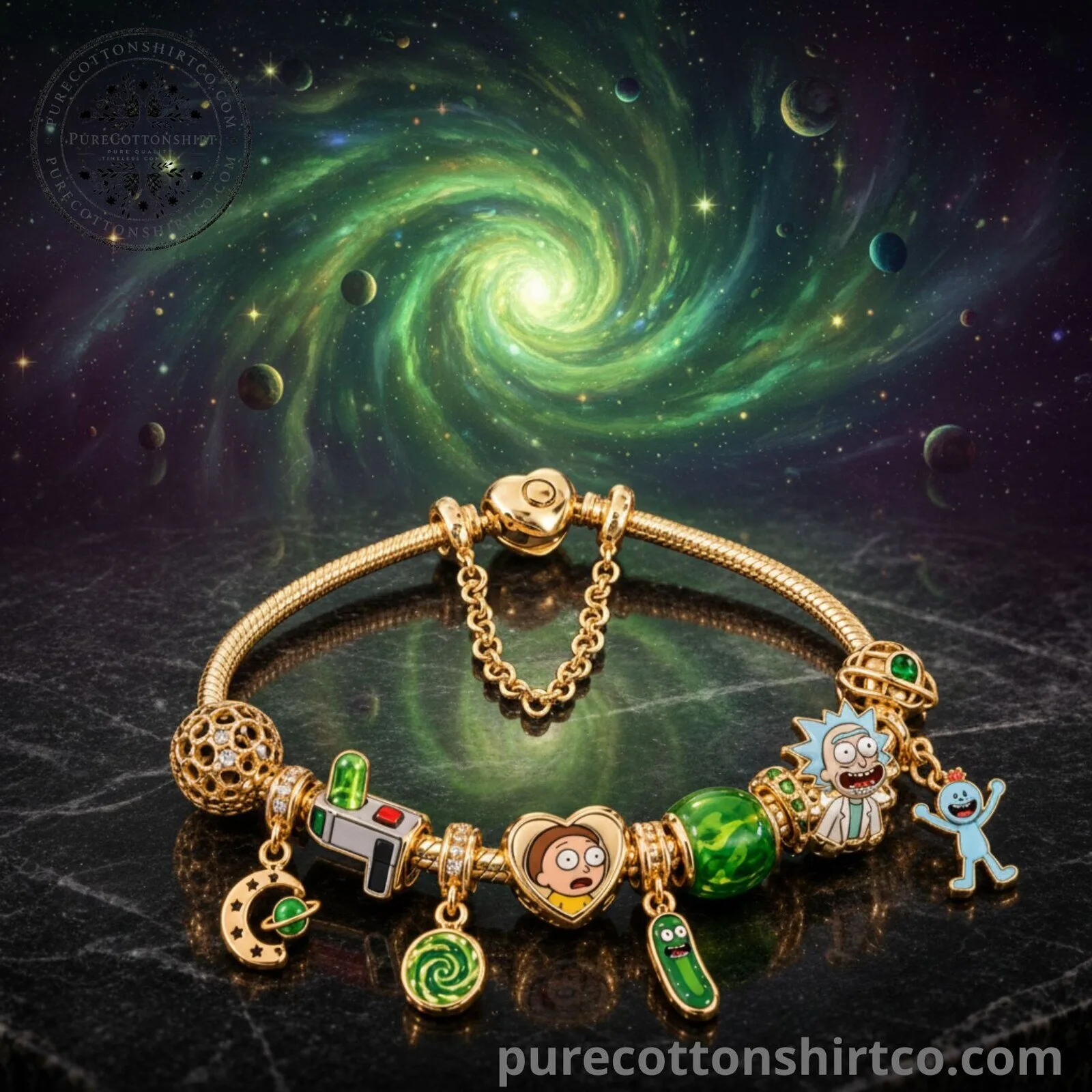 Sci-Fi Cartoon Charm Bracelet