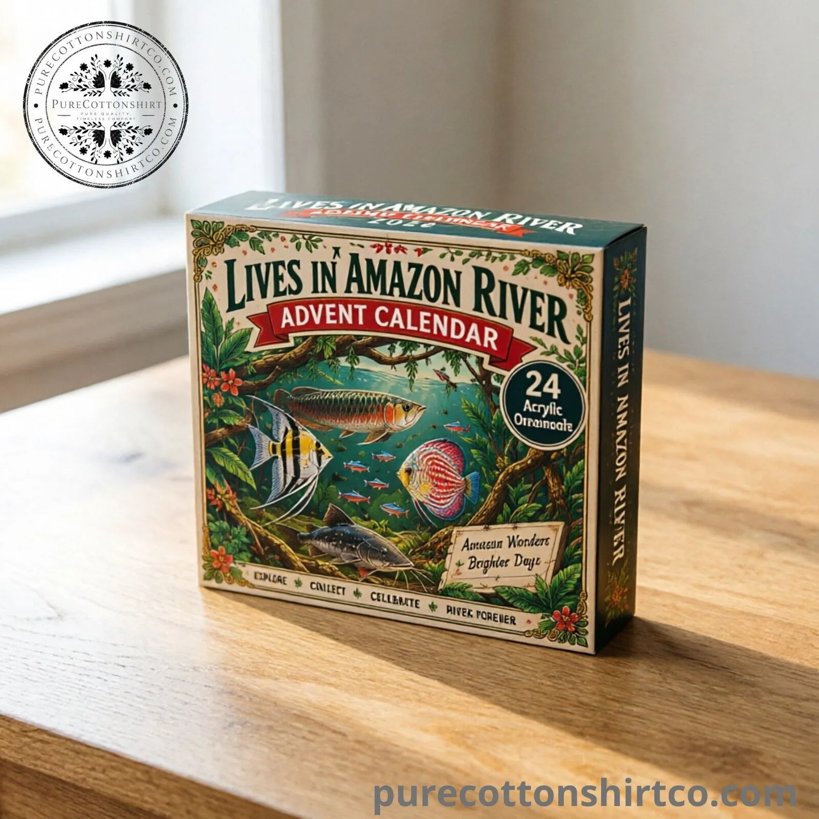 Lives in Amazon River Advent Calendar 2026 - 24 2D Flat Acrylic Ornaments Set 5 Lives in Amazon River Advent Calendar 2026 - 24 2D Flat Acrylic Ornaments Set