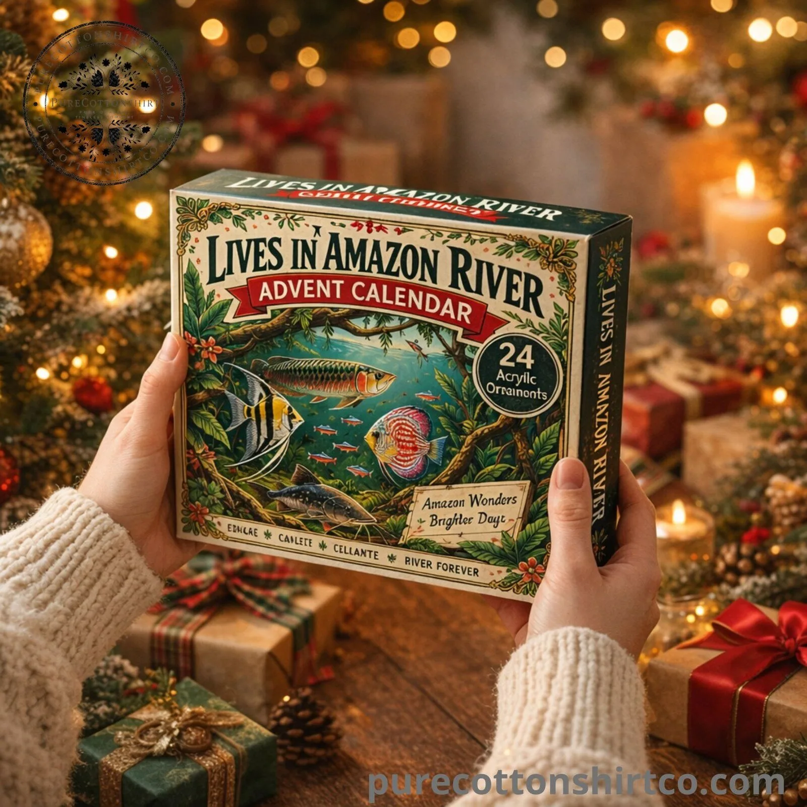 Lives in Amazon River Advent Calendar 2026 - 24 2D Flat Acrylic Ornaments Set 7 Lives in Amazon River Advent Calendar 2026 - 24 2D Flat Acrylic Ornaments Set