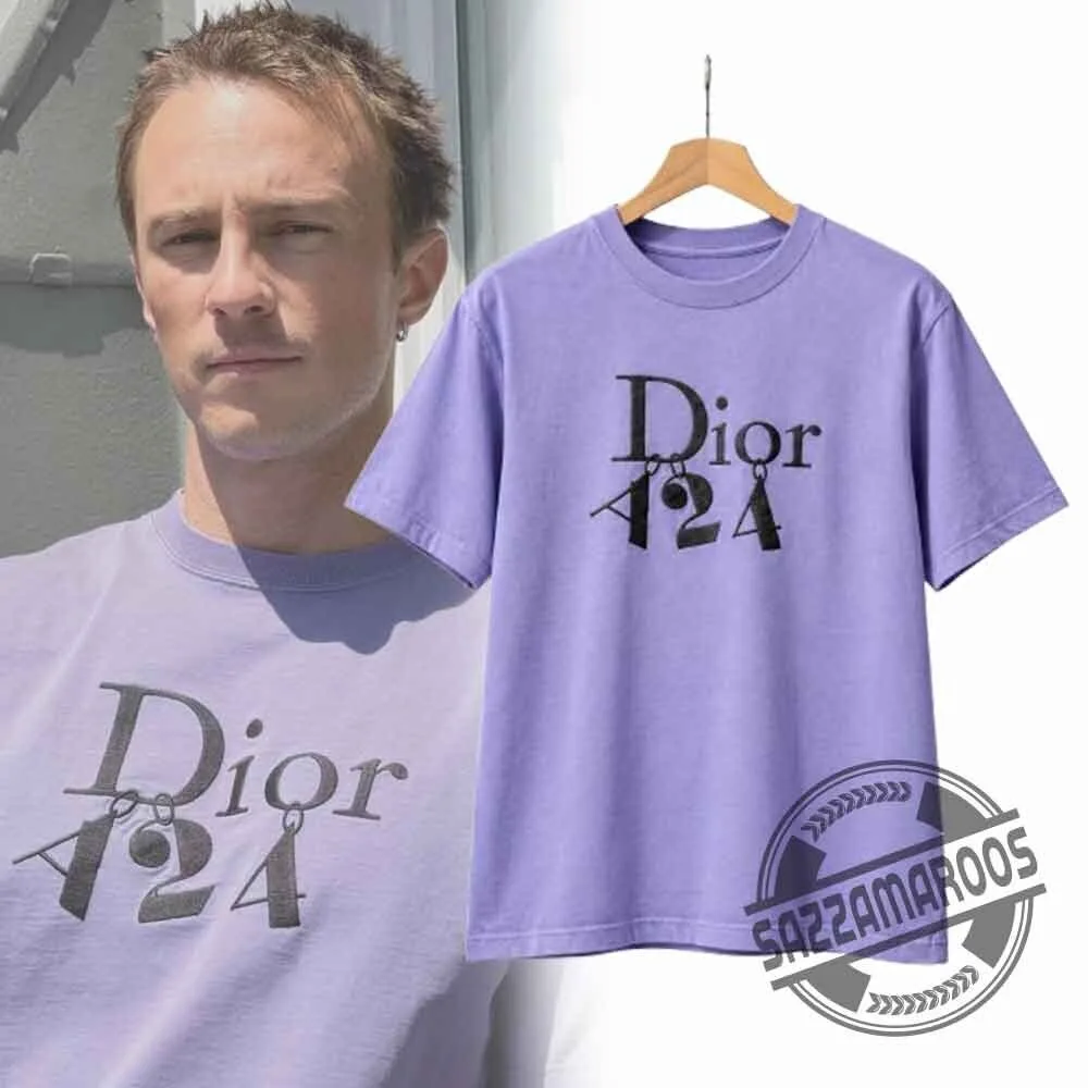 Drew Starkey Dior x A24 Purple T-shirt