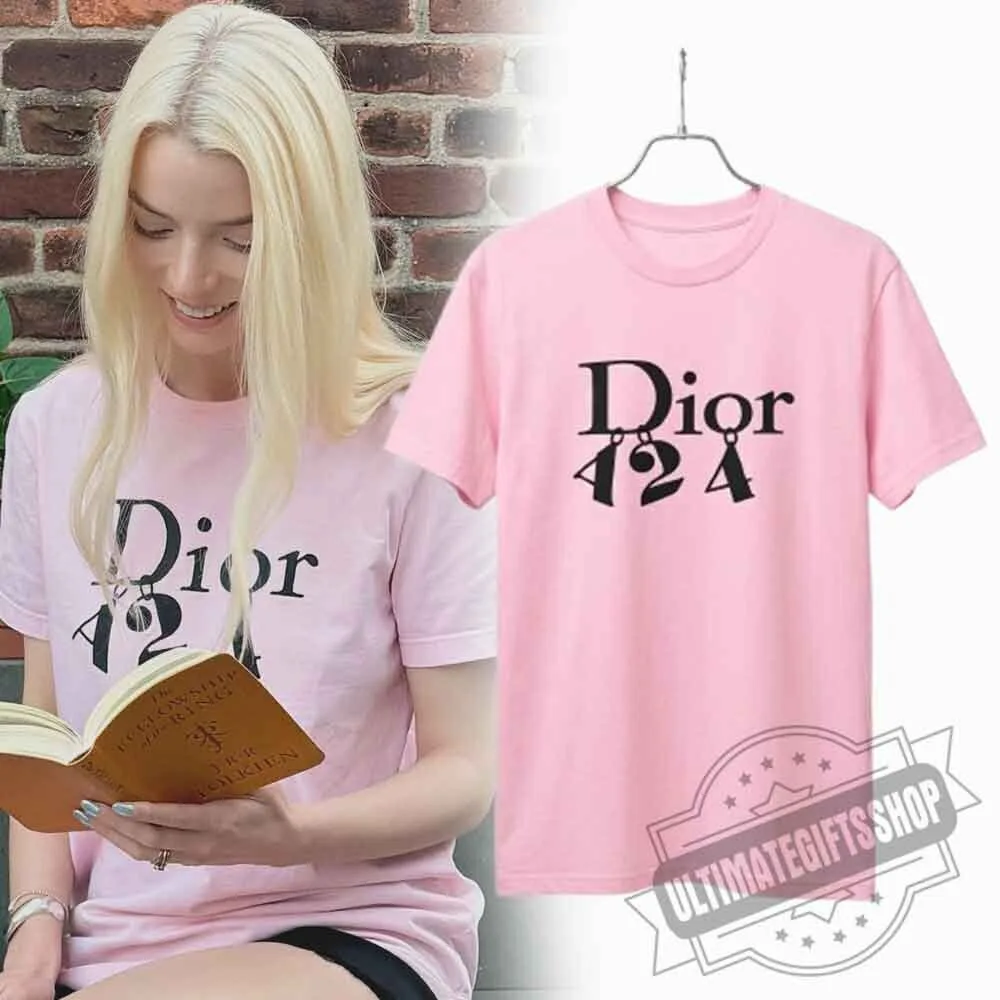 Anya Taylor-Joy Dior A24 Pink T-shirt 3 Anya Taylor-Joy Dior A24 Pink T-shirt