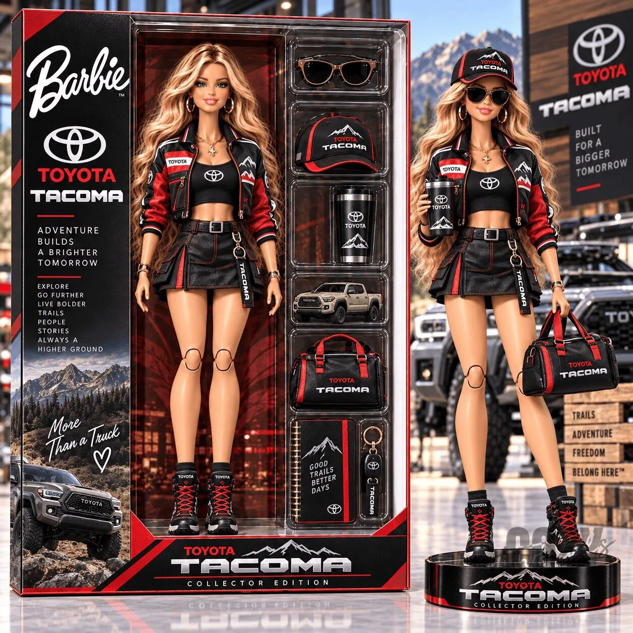 Barbie Toyota Tacoma Collector Edition Doll with Accessories