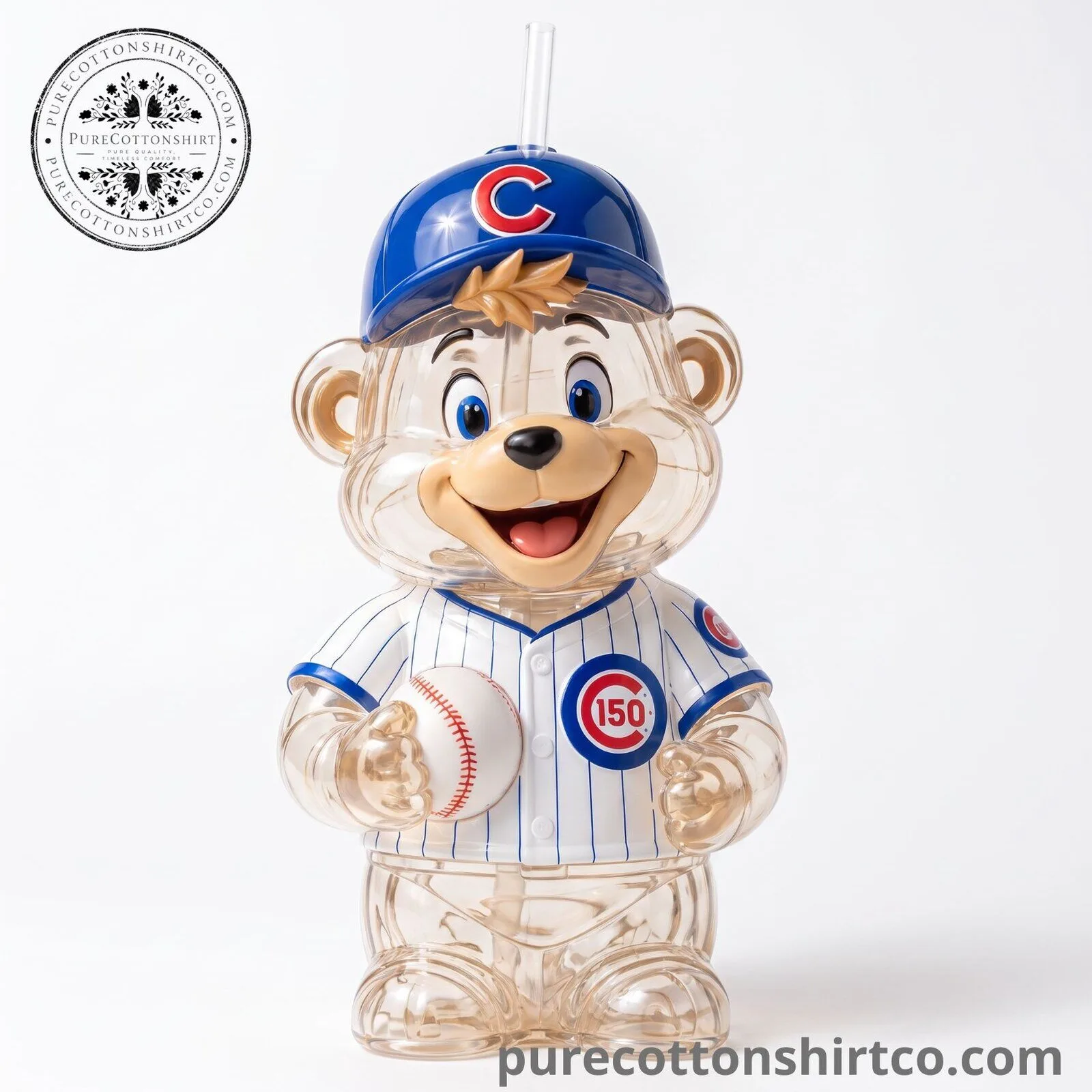 Chicago Baseball Bear Tumbler - 150th Anniversary Mascot Drink Cup