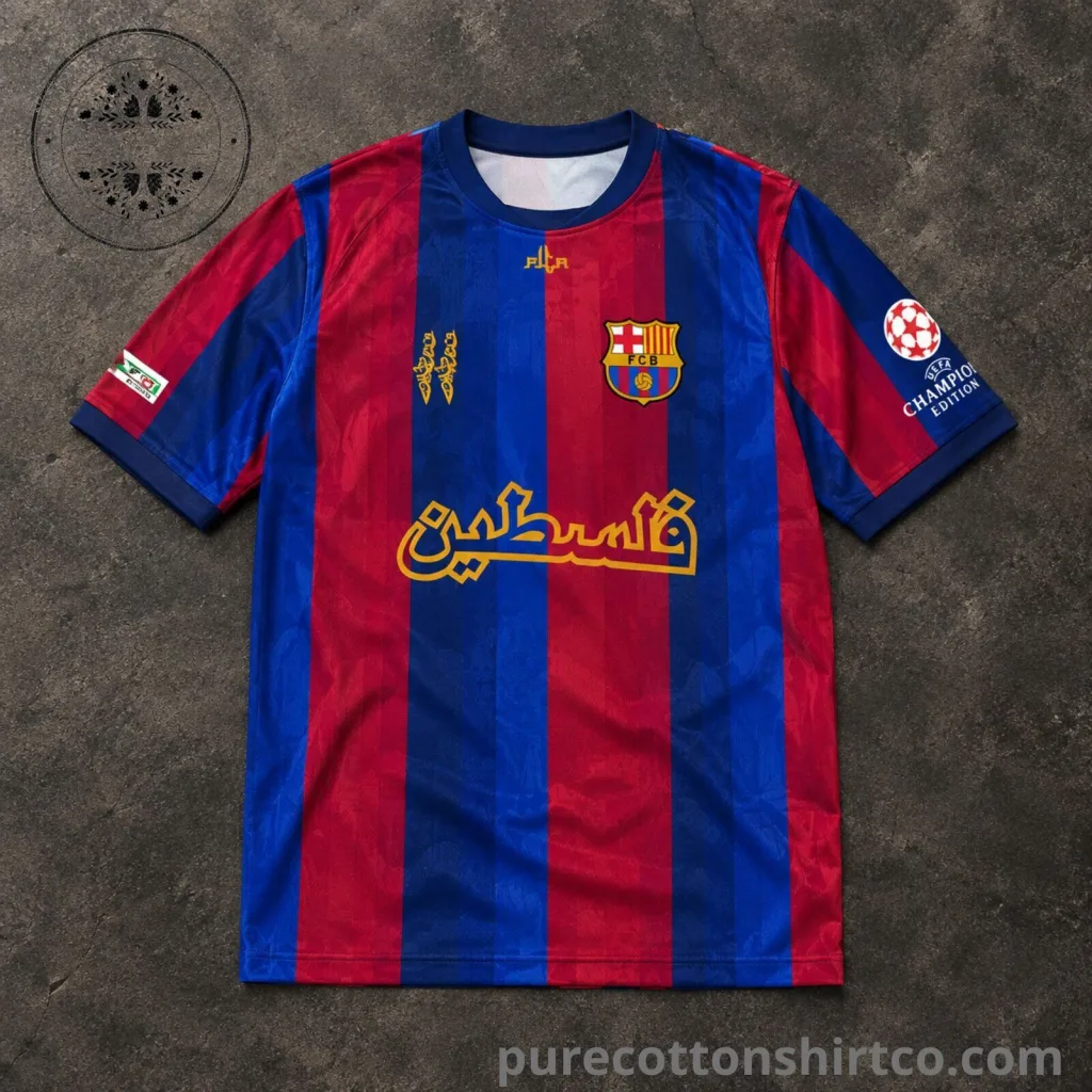 Barcelona Palestine Edition Soccer Jersey Barcelona Palestine Edition Soccer Jersey