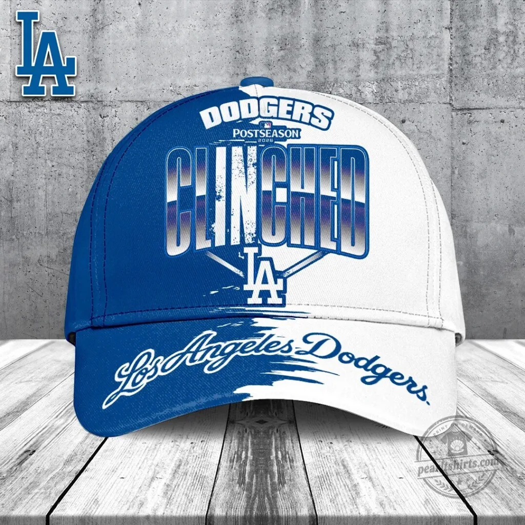 Los Angeles Dodgers 2026 Postseason Clinched Baseball Cap Hat