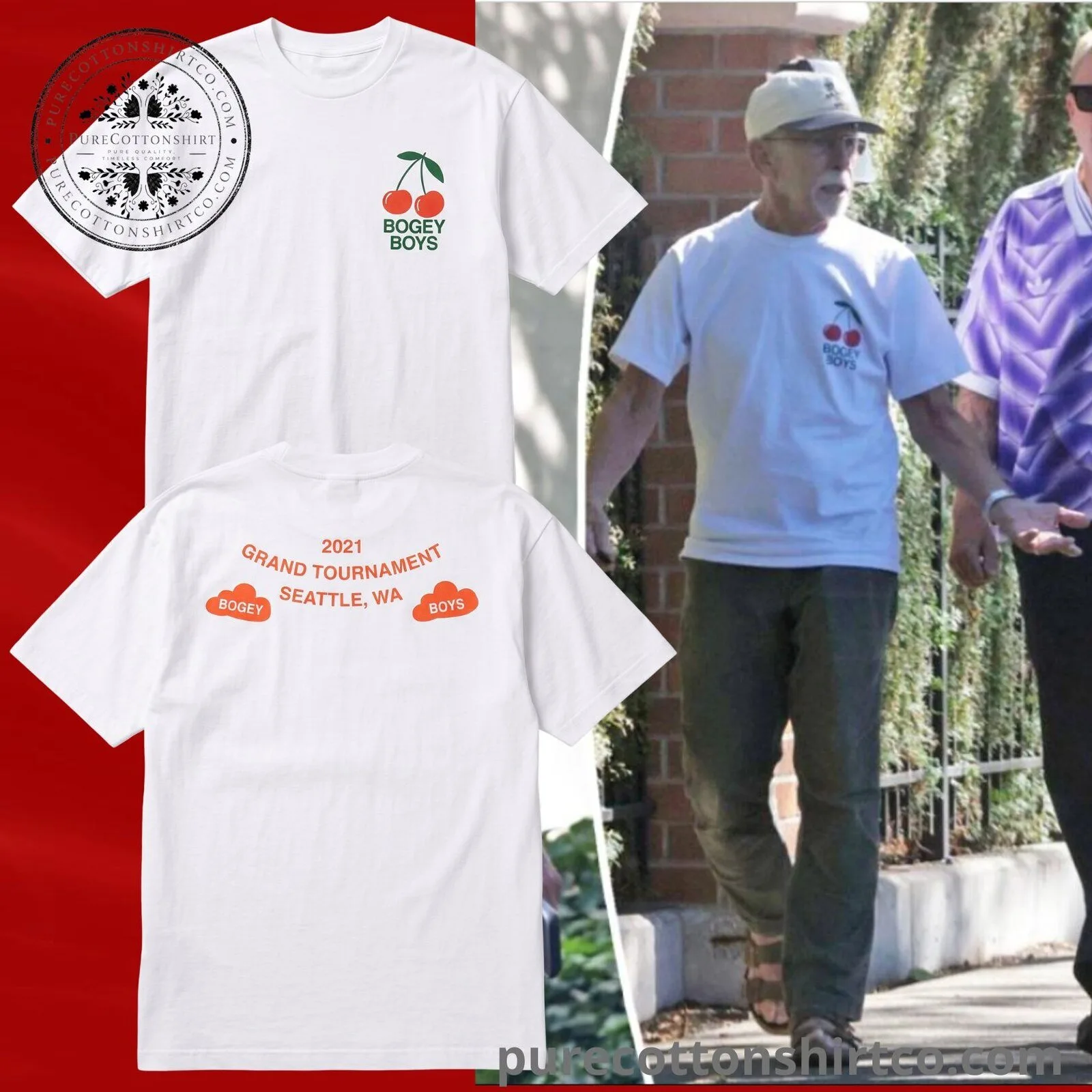 Dad Macklemore Bogey Boys Cherry Shirt