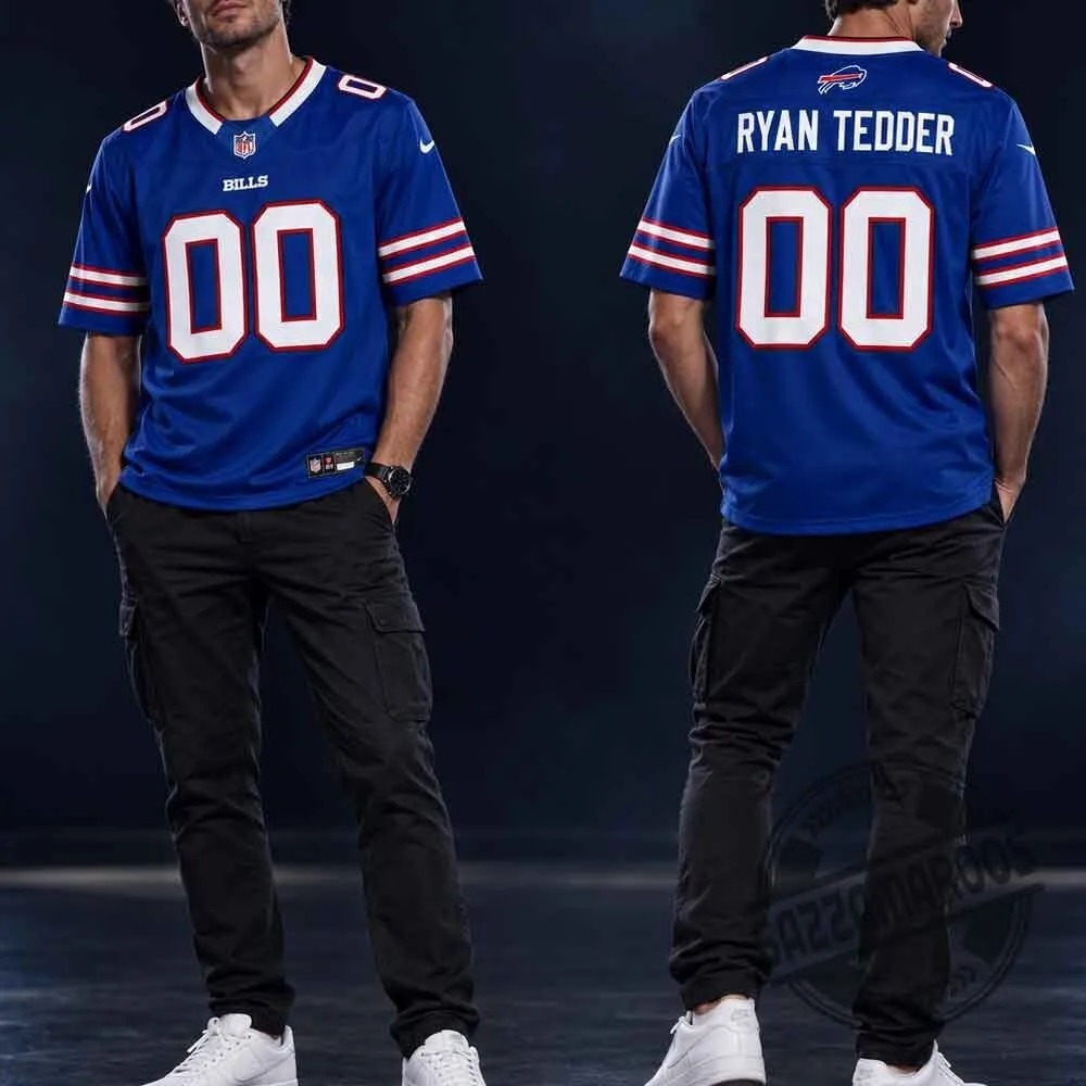 Ryan Tedder Buffalo Bills #00 Royal Blue Football Jersey 5 Ryan Tedder Buffalo Bills #00 Royal Blue Football Jersey
