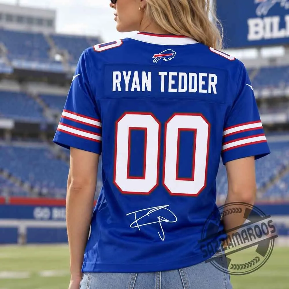 Ryan Tedder Buffalo Bills #00 Royal Blue Football Jersey 6 Ryan Tedder Buffalo Bills #00 Royal Blue Football Jersey