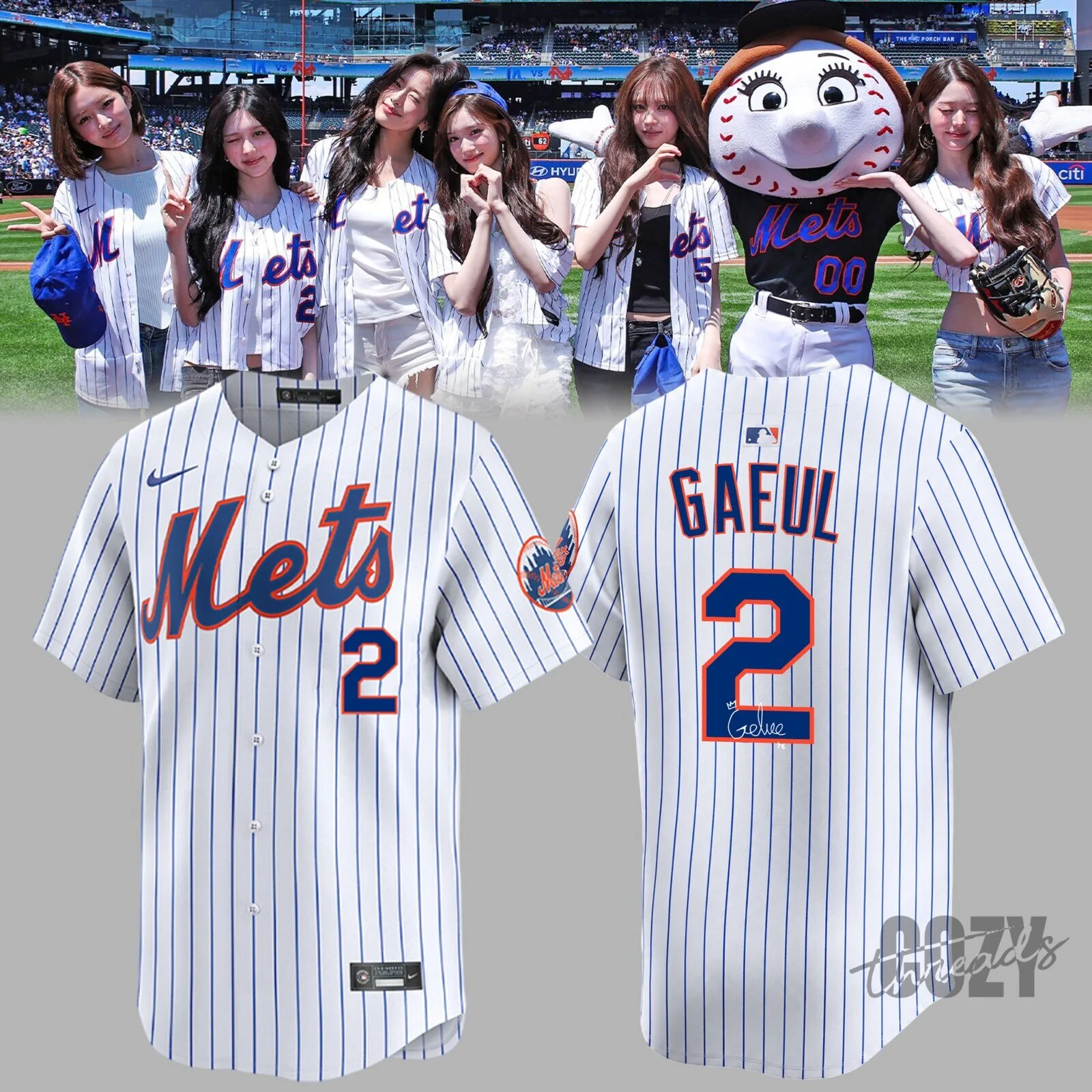 New York Mets x IVE Wonyoung Exclusive Baseball Jersey - Limited Edition