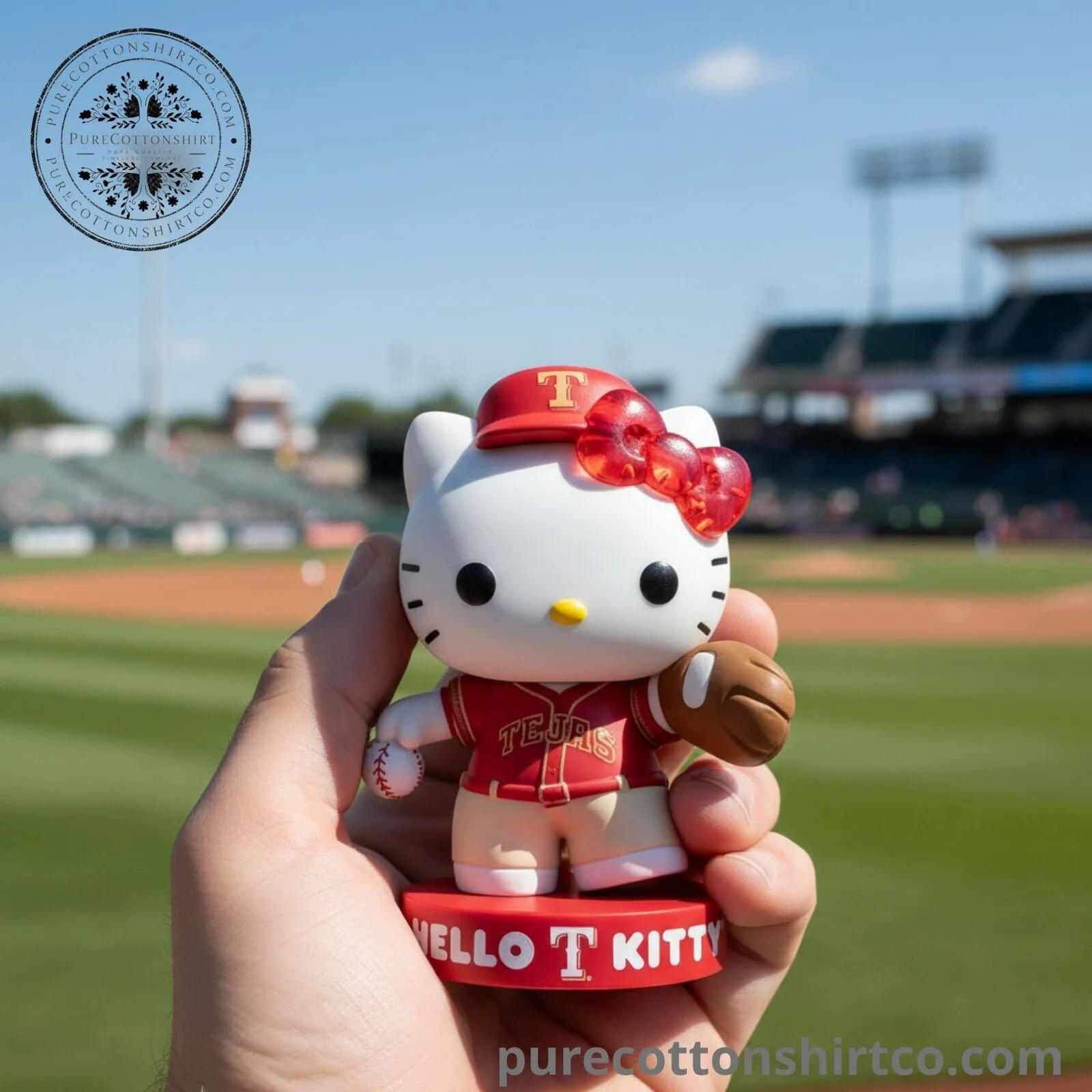 Texas Baseball Hello Kitty Funko Pop Figure - Collectible Sports Fan Toy Display 5 Texas Baseball Hello Kitty Funko Pop Figure - Collectible Sports Fan Toy Display