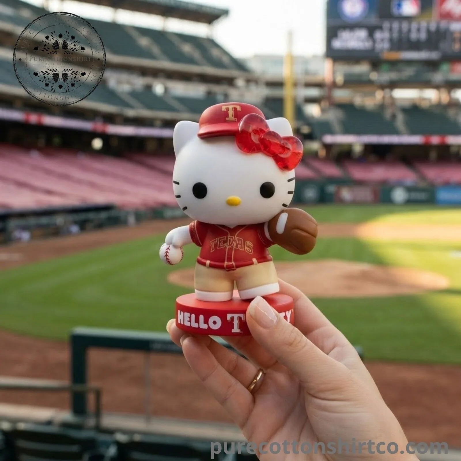 Texas Baseball Hello Kitty Funko Pop Figure - Collectible Sports Fan Toy Display 7 Texas Baseball Hello Kitty Funko Pop Figure - Collectible Sports Fan Toy Display