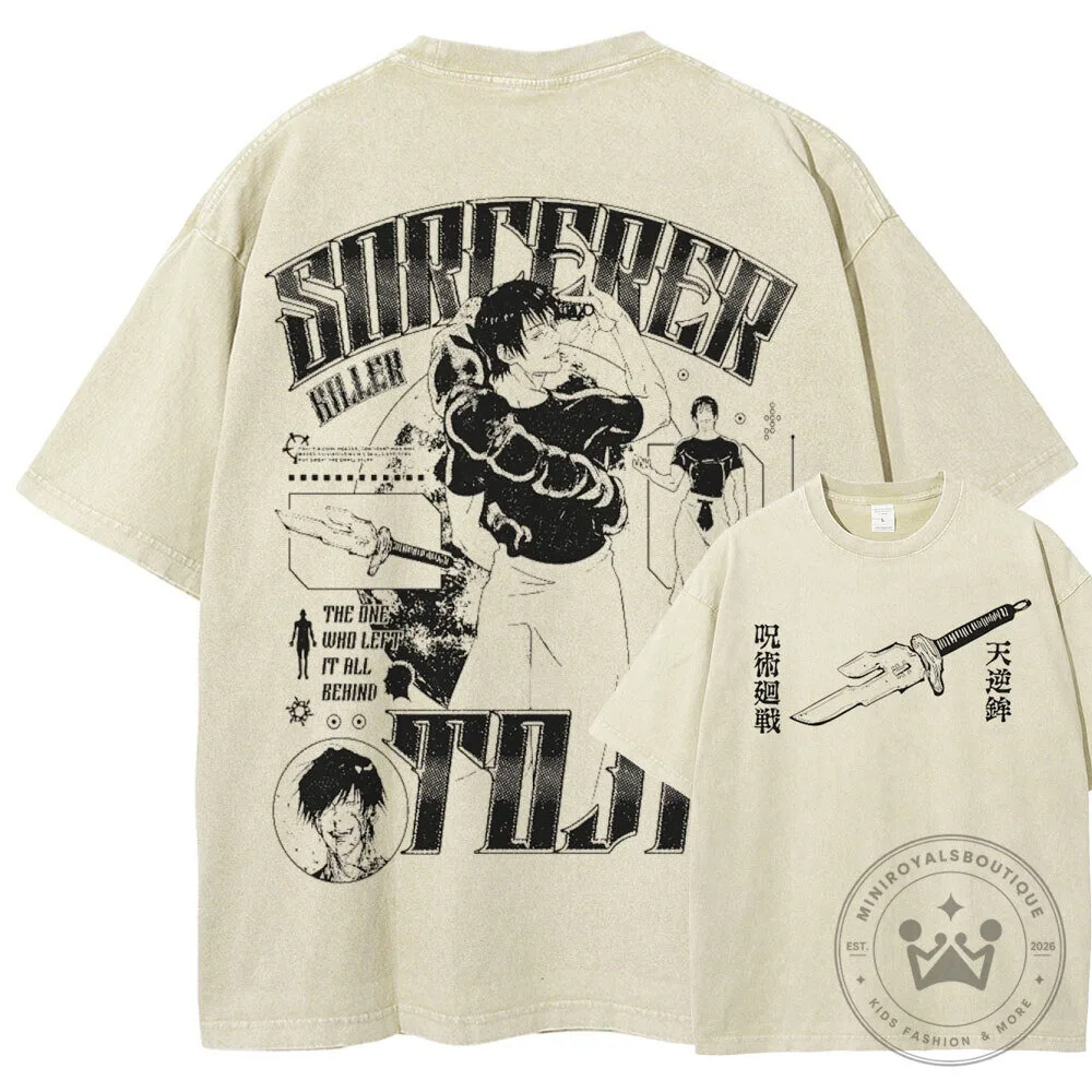 Jujutsu Kaisen Sorcerer Killer Toji Fushiguro Demon Slayer T-Shirt