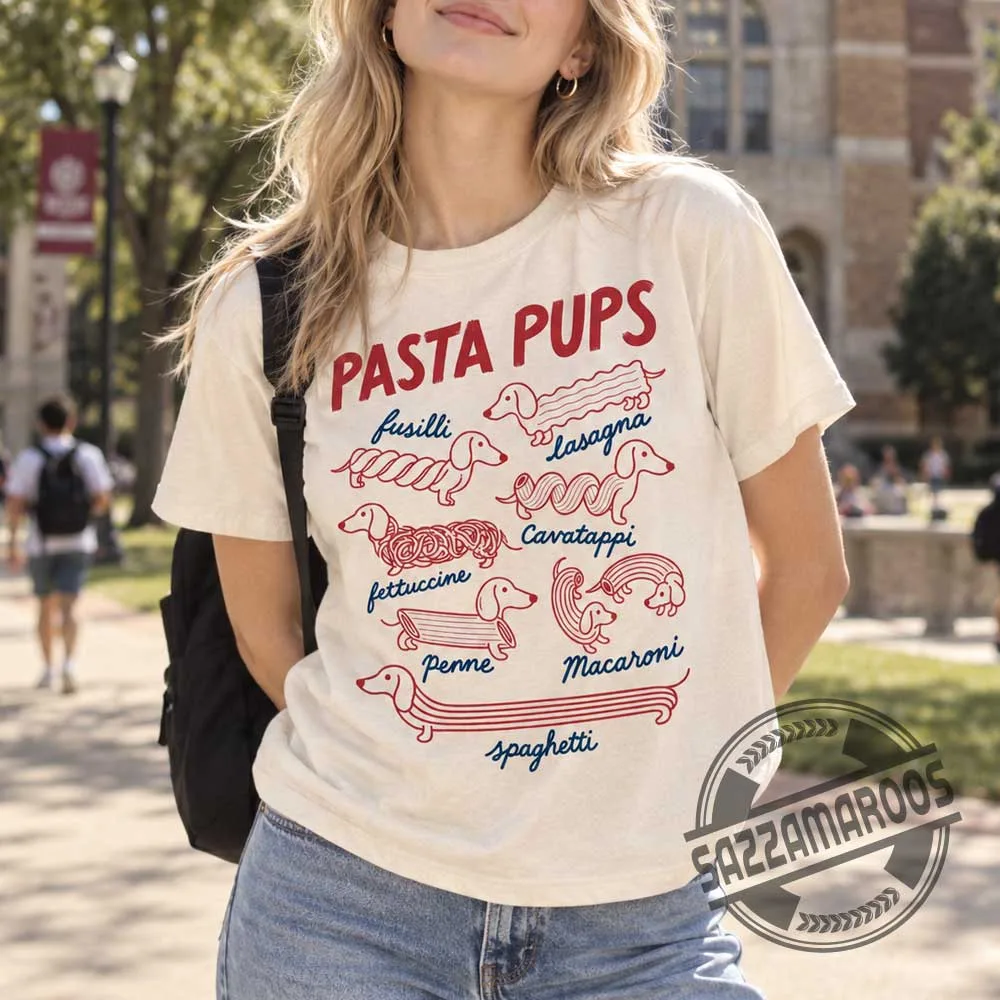 Pasta Pups Dachshund T-shirt Pasta Pups Dachshund T-shirt – image 3 of 4