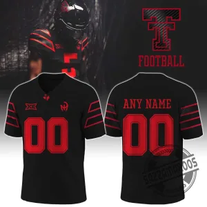 Texas Tech Red Raiders Mahomes 5 Custom Football Jersey 4 Texas Tech Red Raiders Mahomes 5 Custom Football Jersey