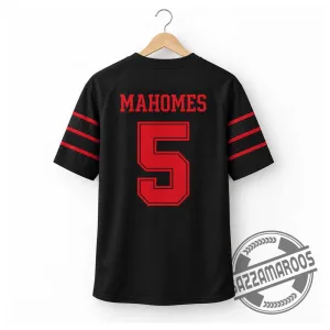Texas Tech Red Raiders Mahomes 5 Custom Football Jersey 6 Texas Tech Red Raiders Mahomes 5 Custom Football Jersey
