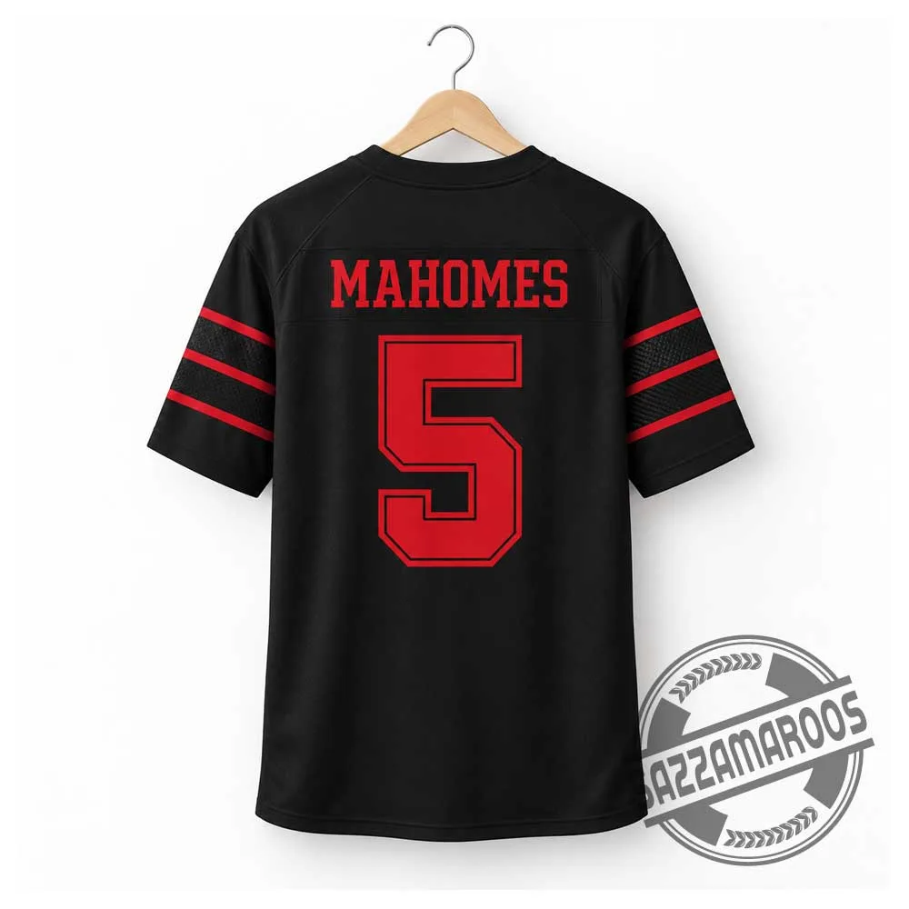 Texas Tech Red Raiders Mahomes 5 Custom Football Jersey (3) Texas Tech Red Raiders Mahomes 5 Custom Football Jersey – image 2 of 4