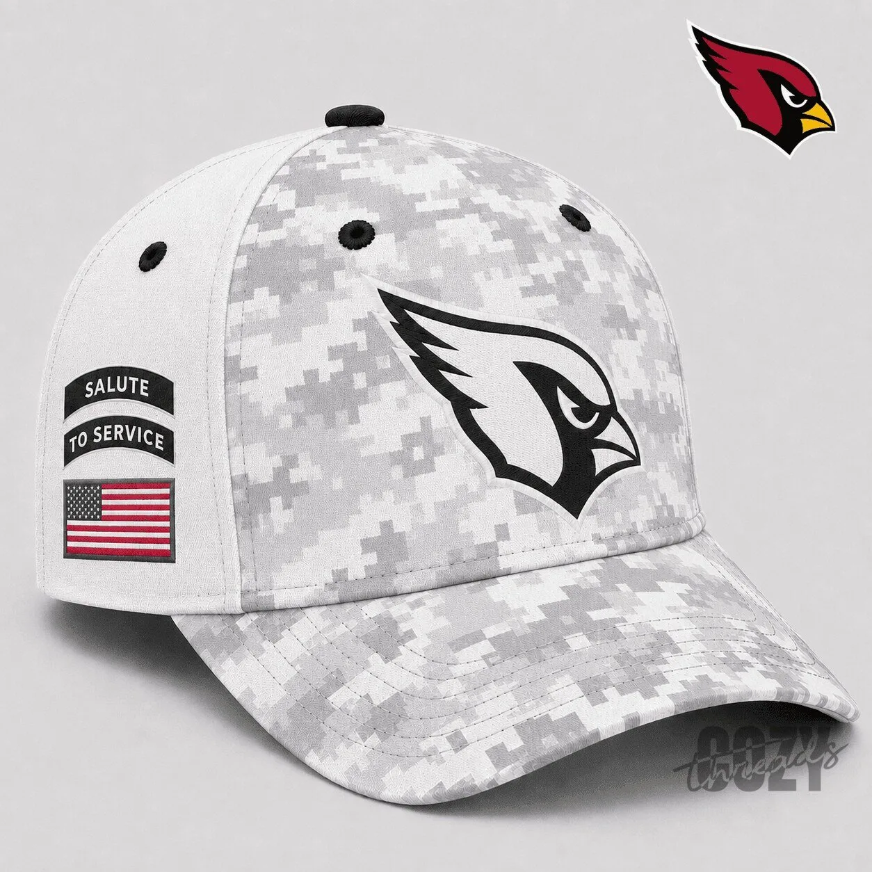 Arizona Cardinals NFL Salute To Service Digital Camouflage Cap Hat