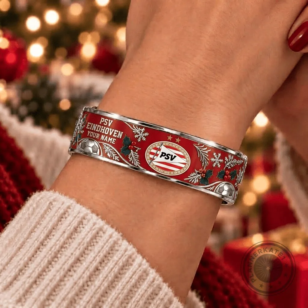 PSV Eindhoven Eredivisie Christmas Football Team Bracelet Custom Name Gift
