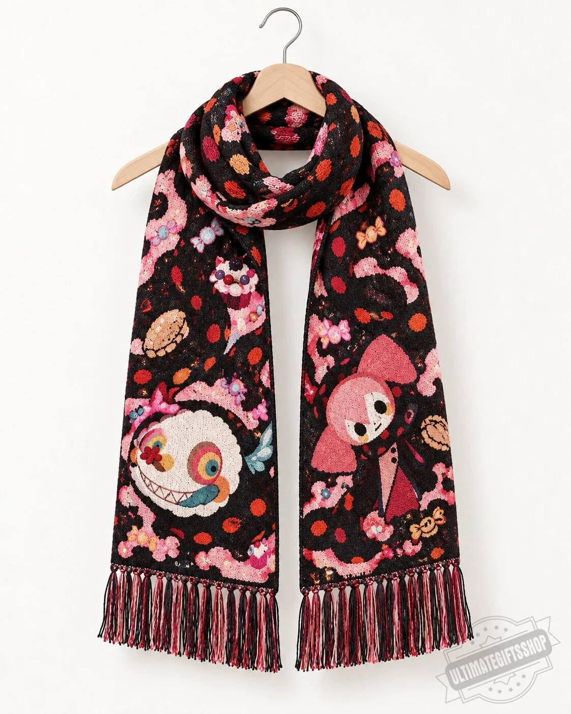 Madoka Magica Charlotte Witch Scarf 1 Madoka Magica Charlotte Witch Scarf