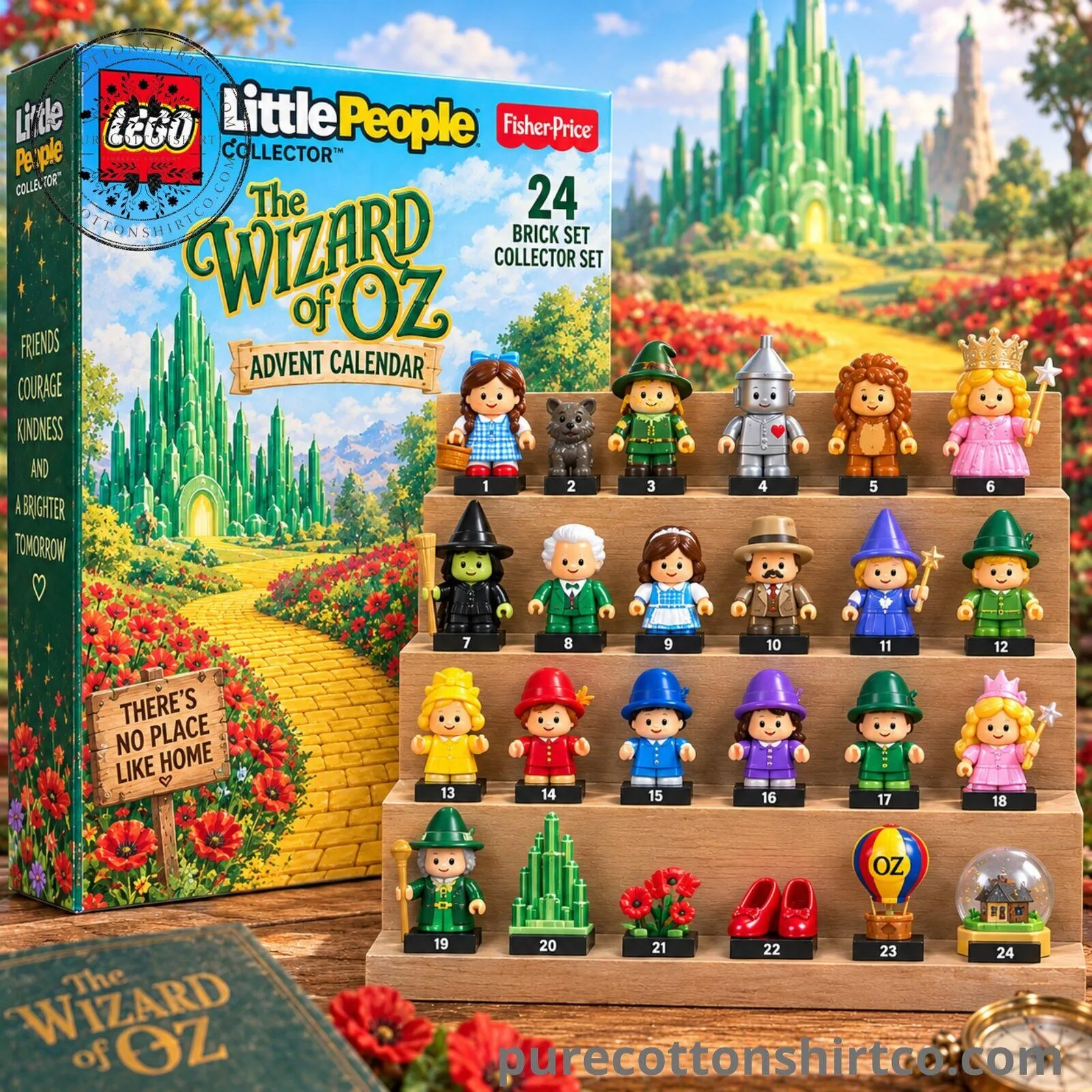 The Wizard of Oz Christmas Mini People Lego Advent Calendar - 24 Brick Minifigures Set Collector Box 4 The Wizard of Oz Christmas Mini People Lego Advent Calendar - 24 Brick Minifigures Set Collector Box