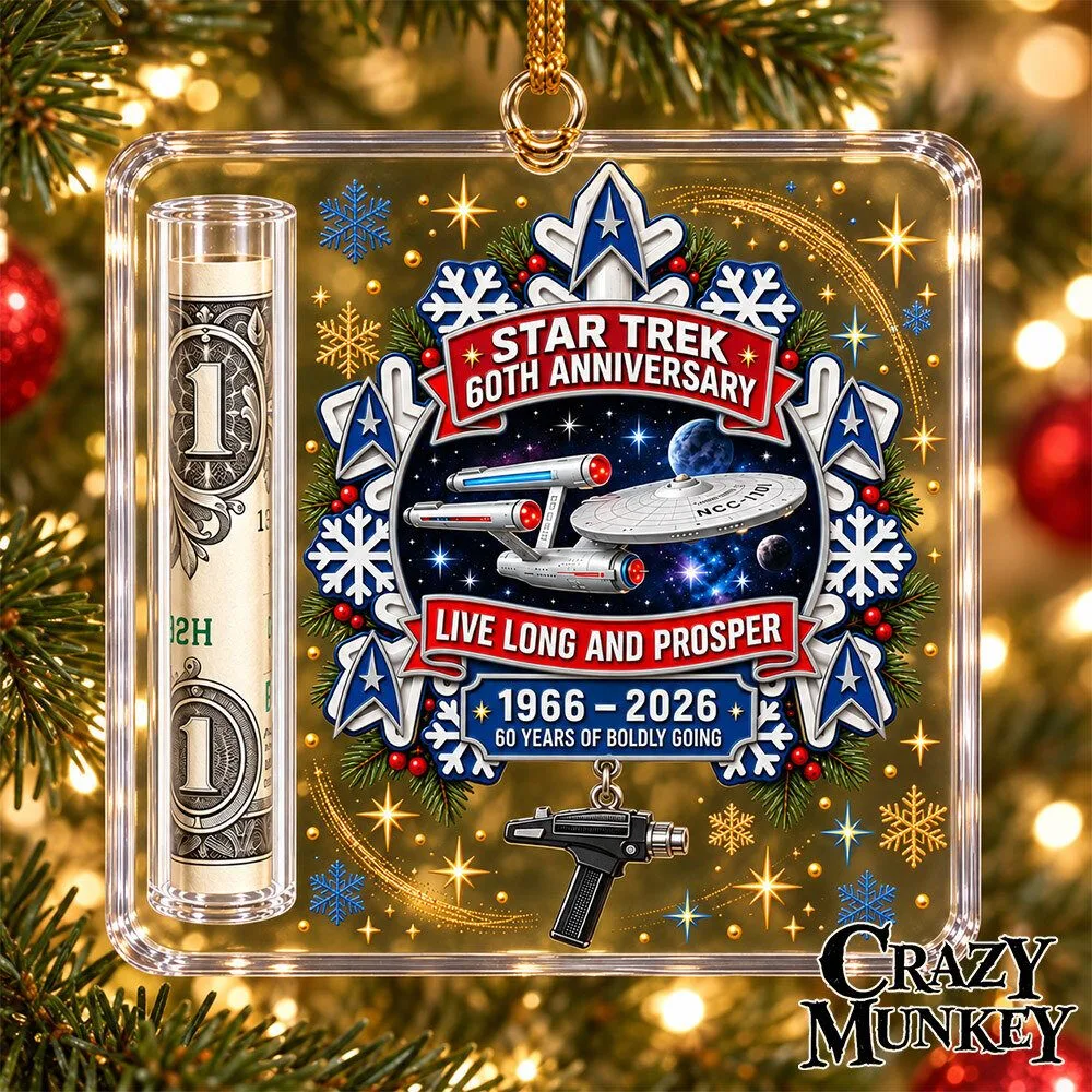 Star Trek Live Long Prosper Concept Fan Ornament Money Holder | Home Decor