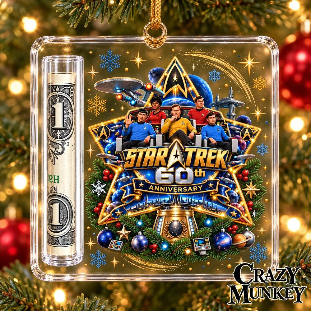 Star Trek Original Series Crew Concept Fan Ornament Money Holder | Home Decor 2 Star Trek Original Series Crew Concept Fan Ornament Money Holder | Home Decor