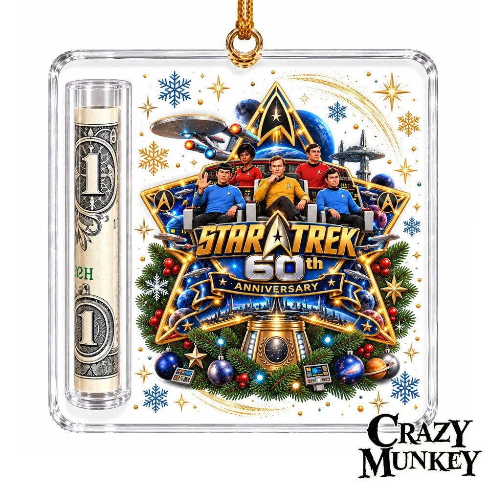Star Trek Original Series Crew Concept Fan Ornament Money Holder | Home Decor 3 Star Trek Original Series Crew Concept Fan Ornament Money Holder | Home Decor