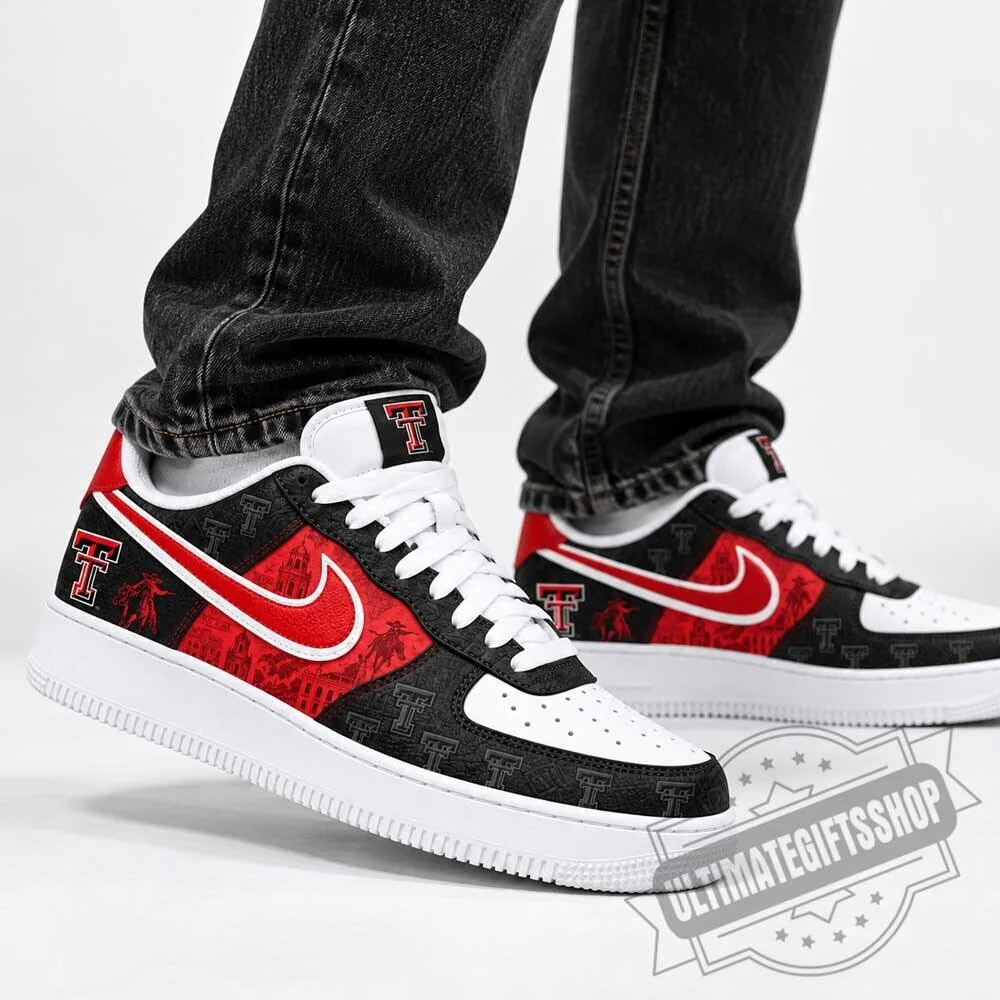 Texas Tech Red Raiders Custom Air Force 1 Sneakers 2026 3 Texas Tech Red Raiders Custom Air Force 1 Sneakers 2026