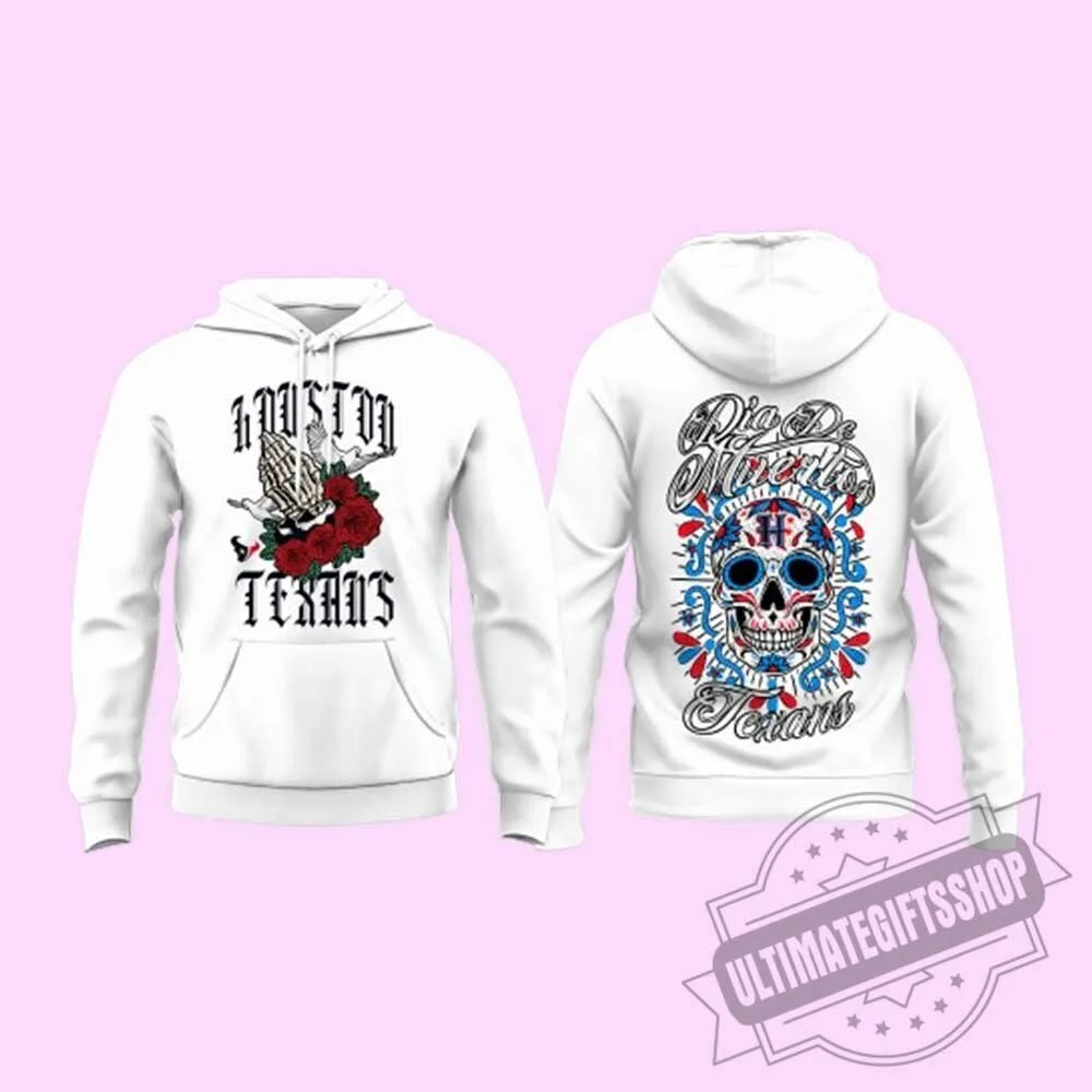 Houston Texans Dia De Los Muertos Sugar Skull Shirt 4 Houston Texans Dia De Los Muertos Sugar Skull Shirt