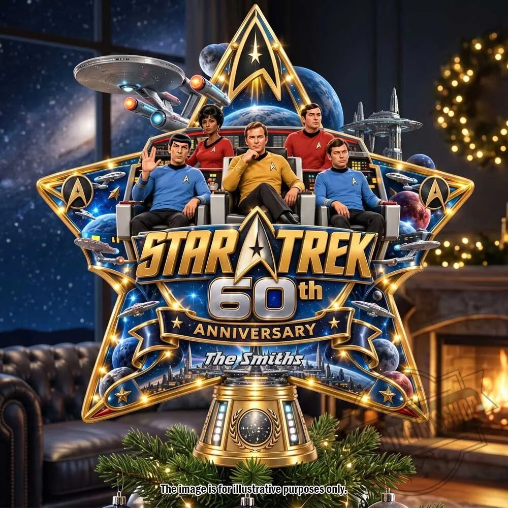 Star Trek 60th Anniversary Christmas Tree Topper