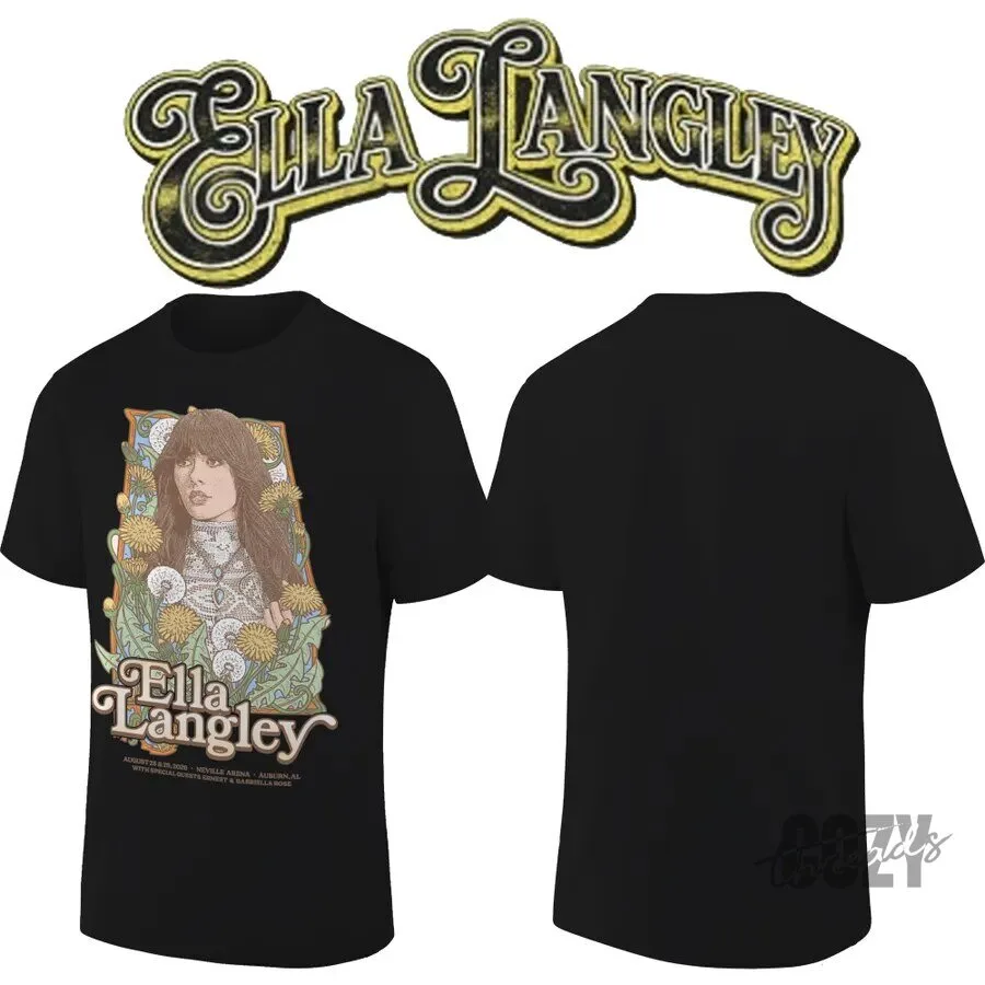 Ella Langley 2026 Dandelion Tour T-Shirt for Auburn Tigers at Neville Arena