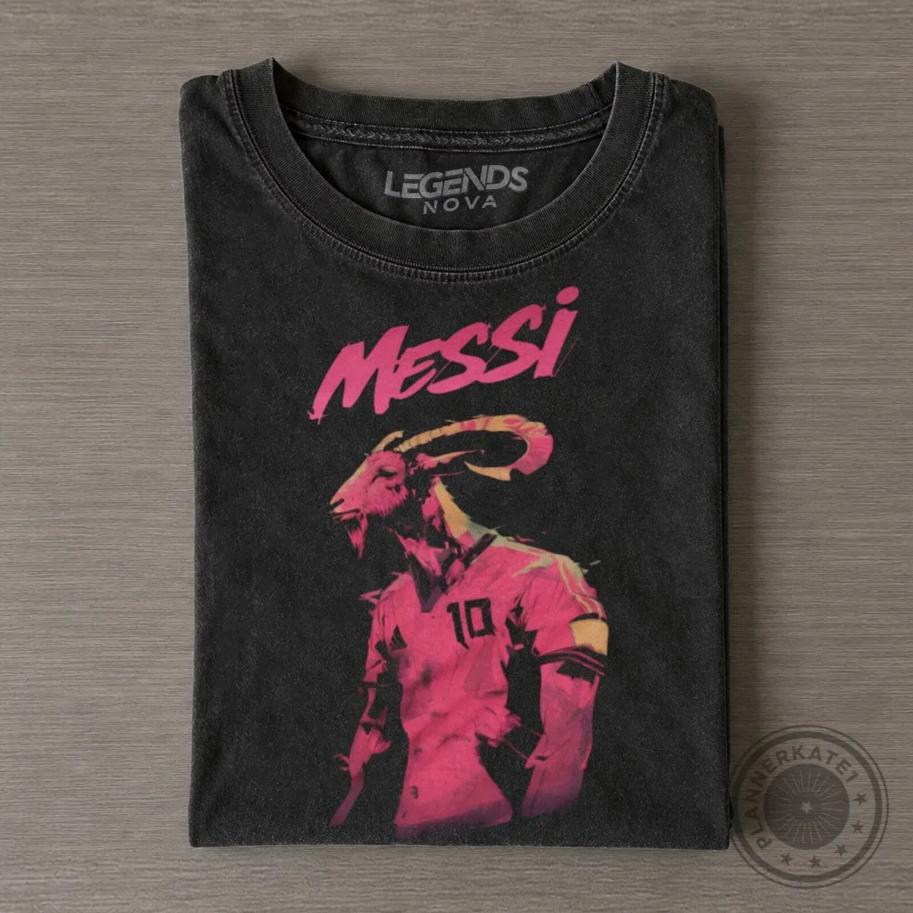 Lionel Messi GOAT Football Fan Tee Shirt, Soccer Legend Apparel Lionel Messi GOAT Football Fan Tee Shirt, Soccer Legend Apparel