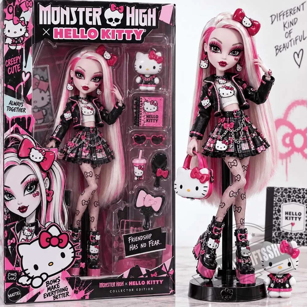 Mattel Monster High x Hello Kitty Collector Edition Fashion Doll 2 Mattel Monster High x Hello Kitty Collector Edition Fashion Doll