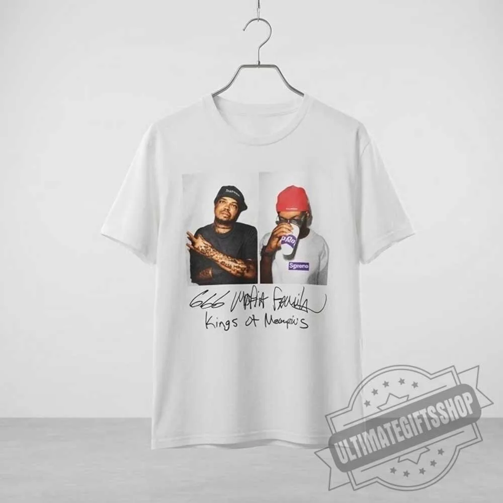 Three 6 Mafia Tee Kings of Memphis Photo T-shirt 3 Three 6 Mafia Tee Kings of Memphis Photo T-shirt