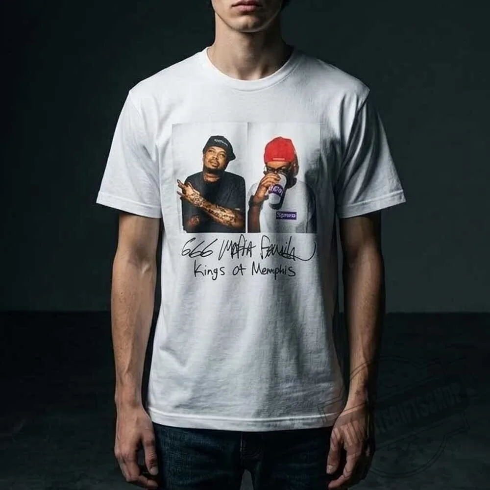 Three 6 Mafia Tee Kings of Memphis Photo T-shirt 5 Three 6 Mafia Tee Kings of Memphis Photo T-shirt