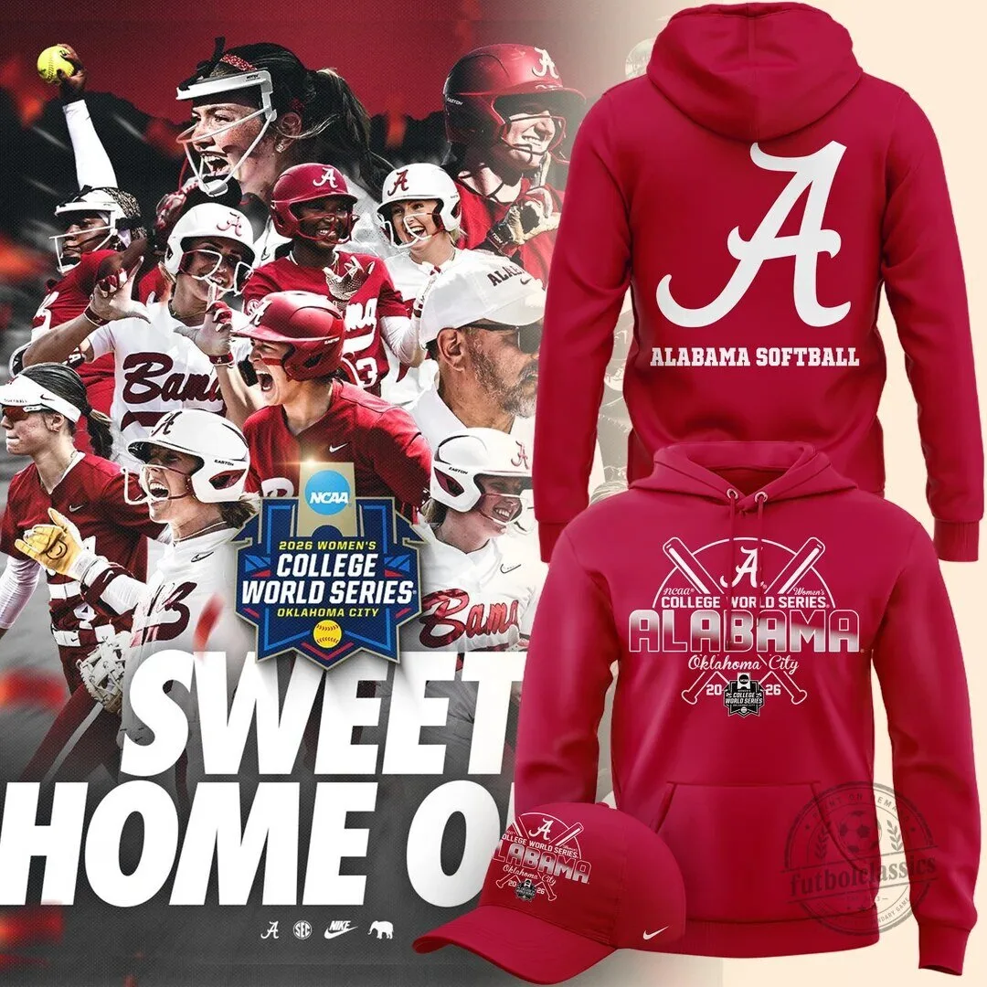 Alabama Softball Women's College World Series 2026 Hoodie