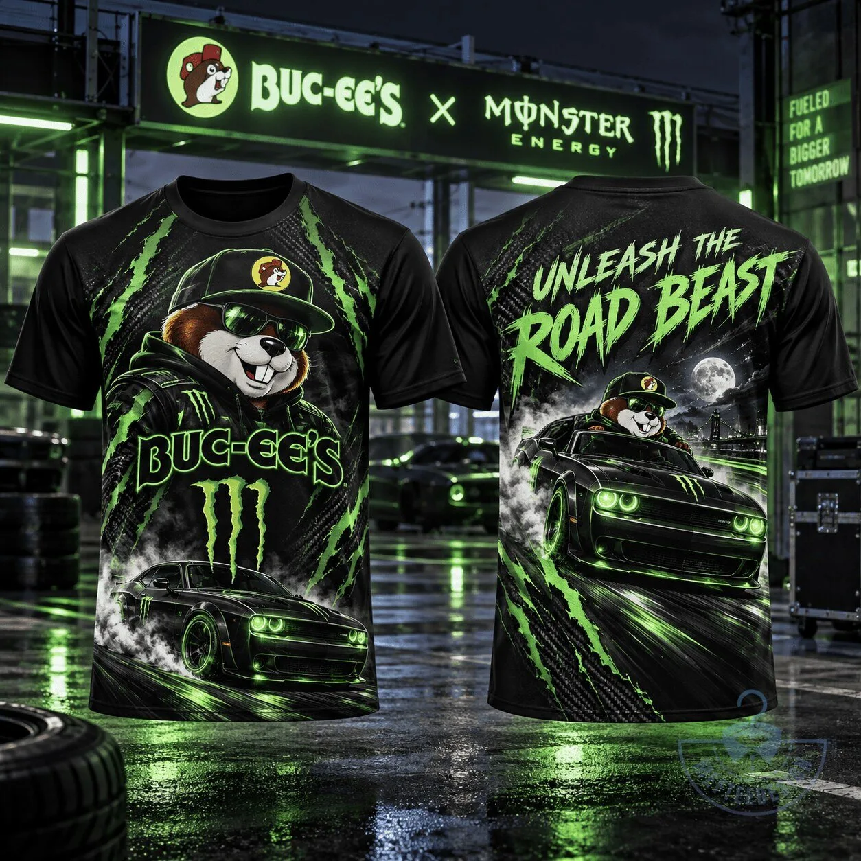 Buc-ee’s Monster Energy Unleash The Road Beast T-Shirt