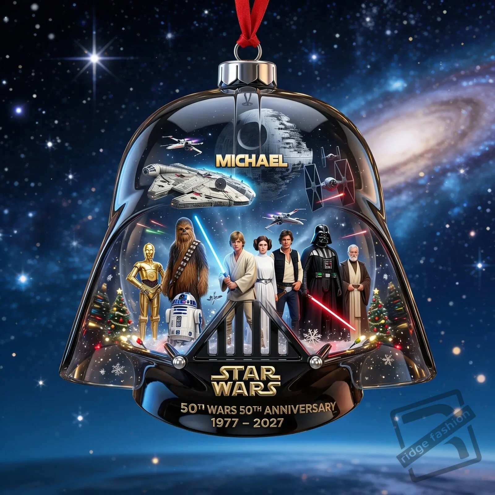 50 Years of Space Adventure Christmas Ornament - Personalized Gifts For Family