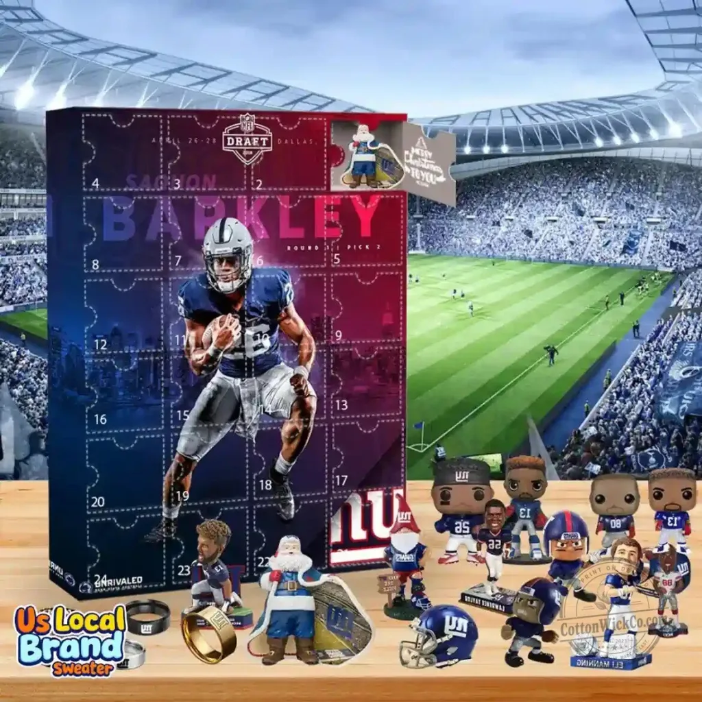 Saquon Barkley New York Giants Football Player Advent Calendar
