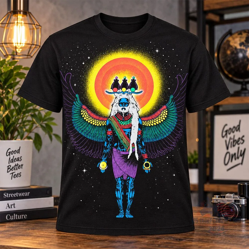 Major Lazer Swizz Beatz Psychedelic Ancient Egyptian Shirt 2026