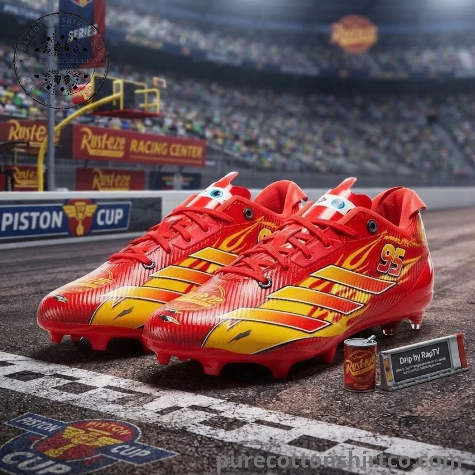 Adidas x Pixar Cars Adizero Electric II Football Cleats