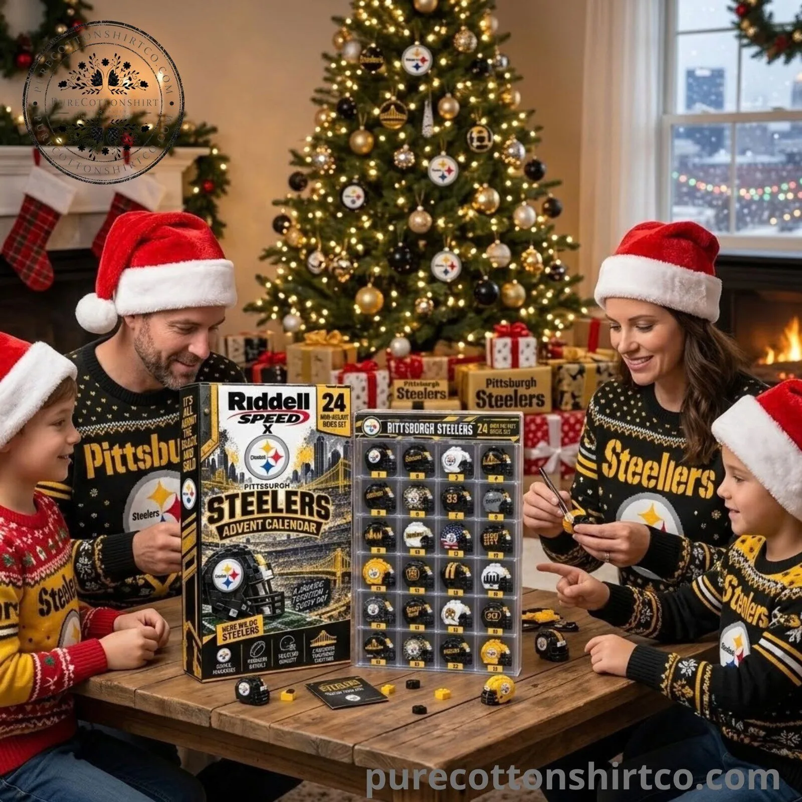Pittsburgh Steelers 2026 Christmas Mini LEGO Advent Calendar - 24