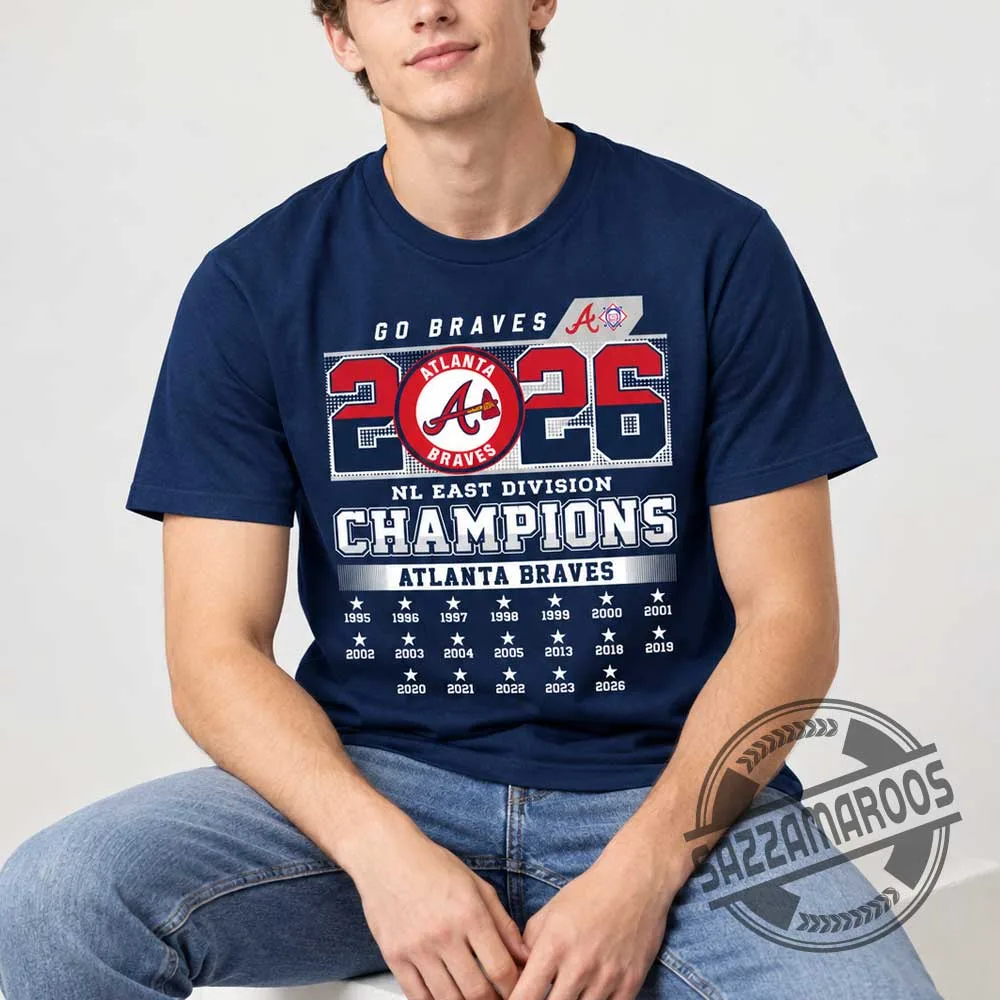 Atlanta Braves 2026 NL East Division Champions Roster T-Shirt