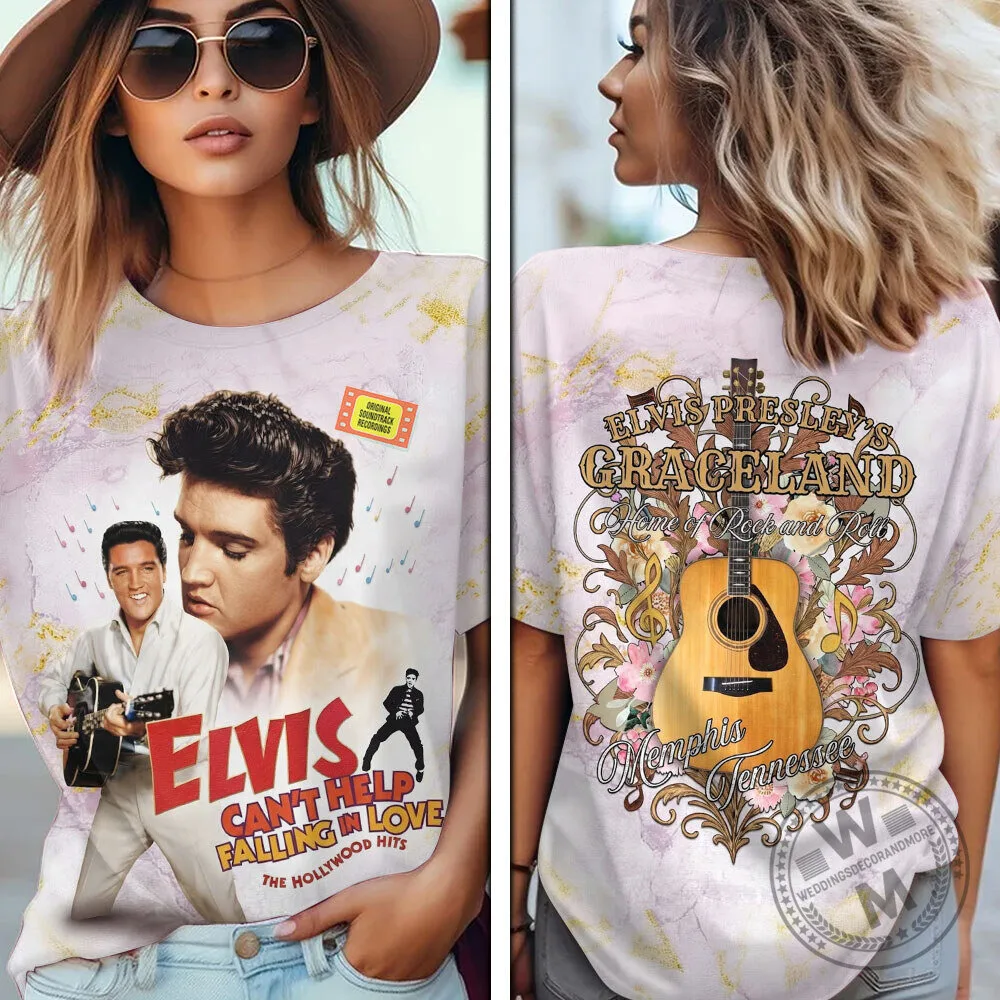 Elvis Presley Can't Help Falling In Love Graceland Memphis Tennessee T-Shirt 18 Elvis Presley Can't Help Falling In Love Graceland Memphis Tennessee T-Shirt