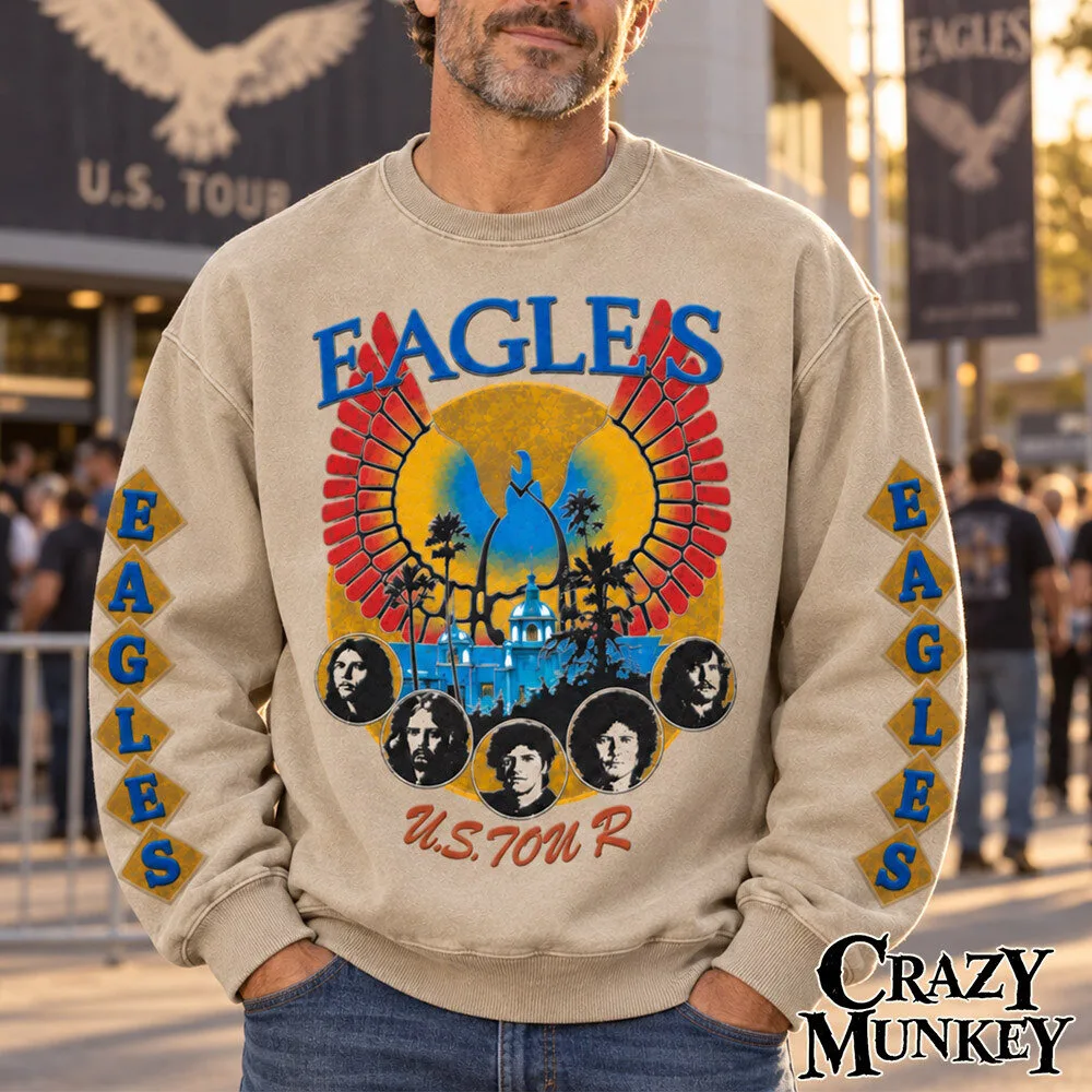 Eagles US Tour Vintage Bootleg Concept Fan Sweatshirt | Apparel