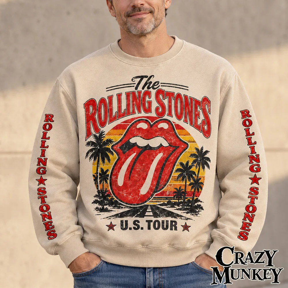 The Rolling Stones US Tour Sunset Concept Fan Sweatshirt | Apparel