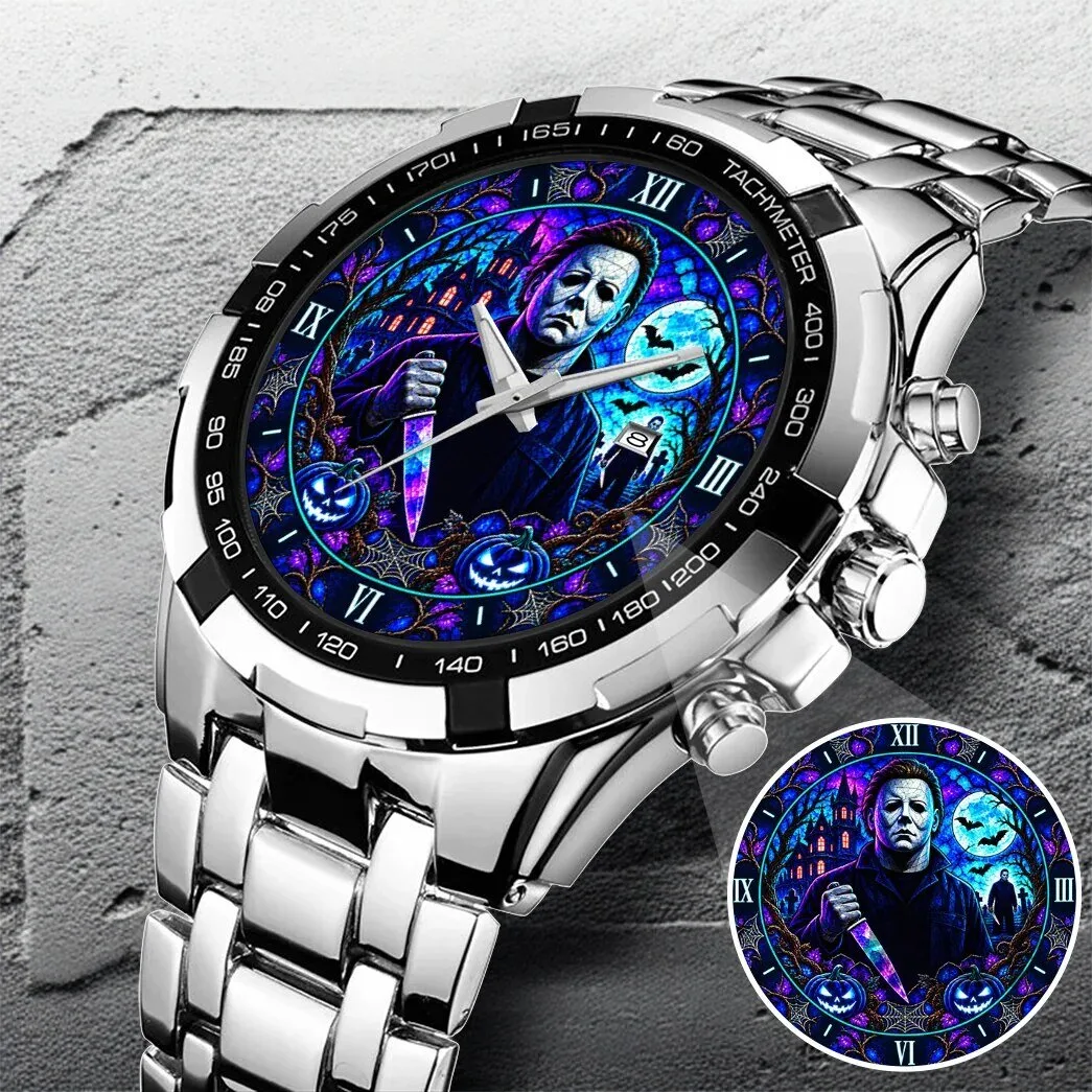 Halloween Michael Myers Horror Movie Stainless Steel Watch 20 Halloween Michael Myers Horror Movie Stainless Steel Watch